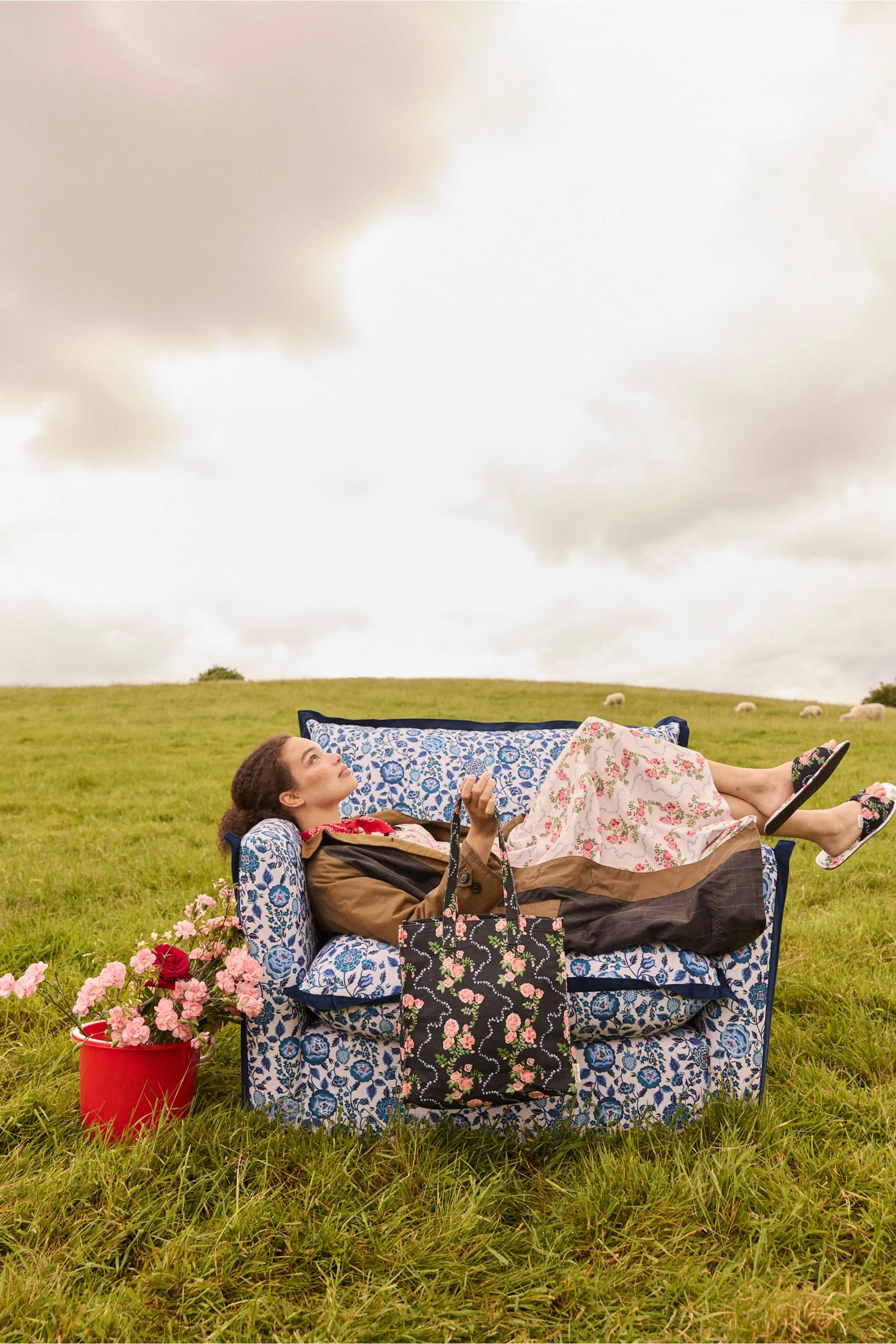 Cath Kidston Libreria grande rivestita    