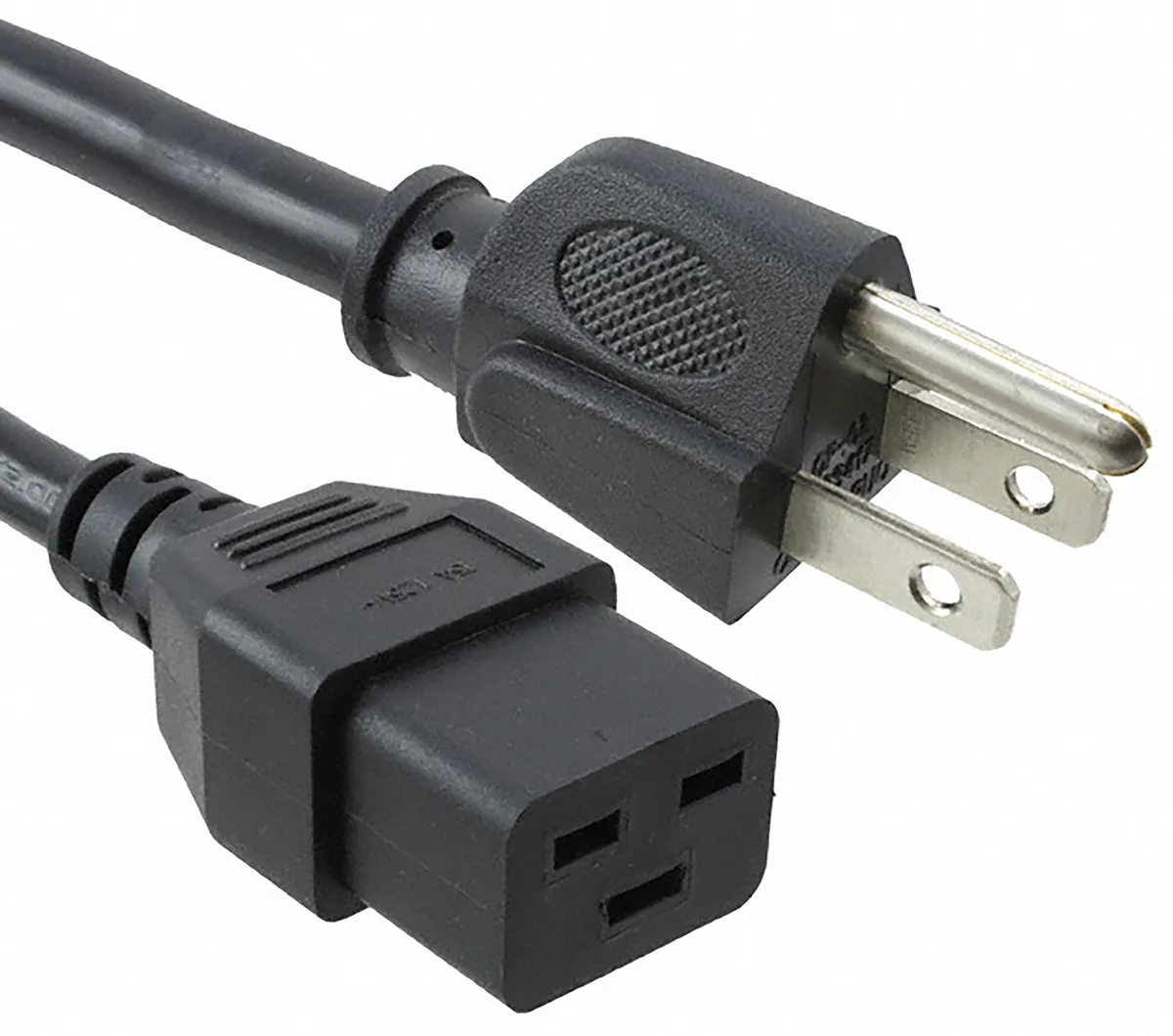 Cavo di alimentazione Schurter IEC C19/Spina americana di tipo B, 15 A, 125 V ac, L. 2.5m
