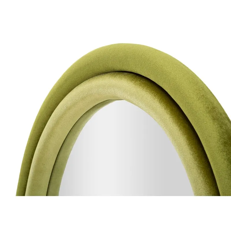 Charme 1921 Specchio da muro Antony velluto verde cm 60x4x90