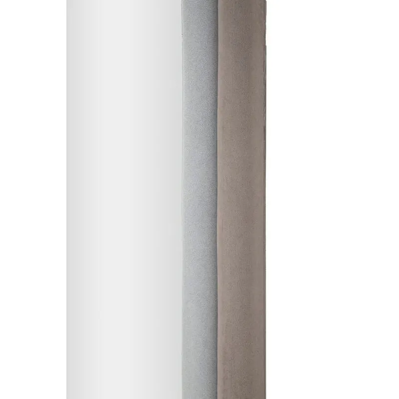 Charme 1921 Specchio da muro Cloe velluto grigio cm 60x4x160