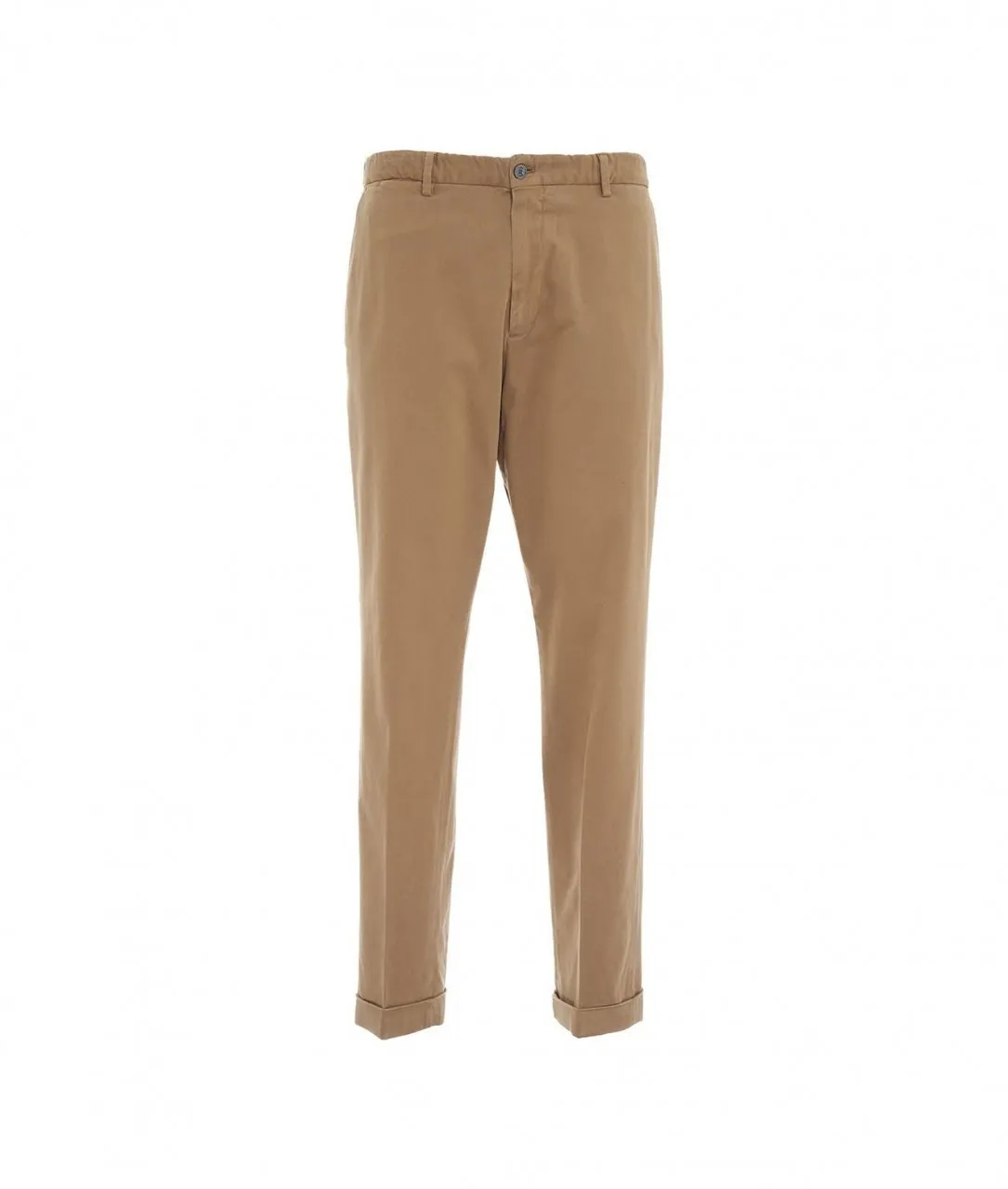 Chino con orlo ribaltato Cammello Cammello