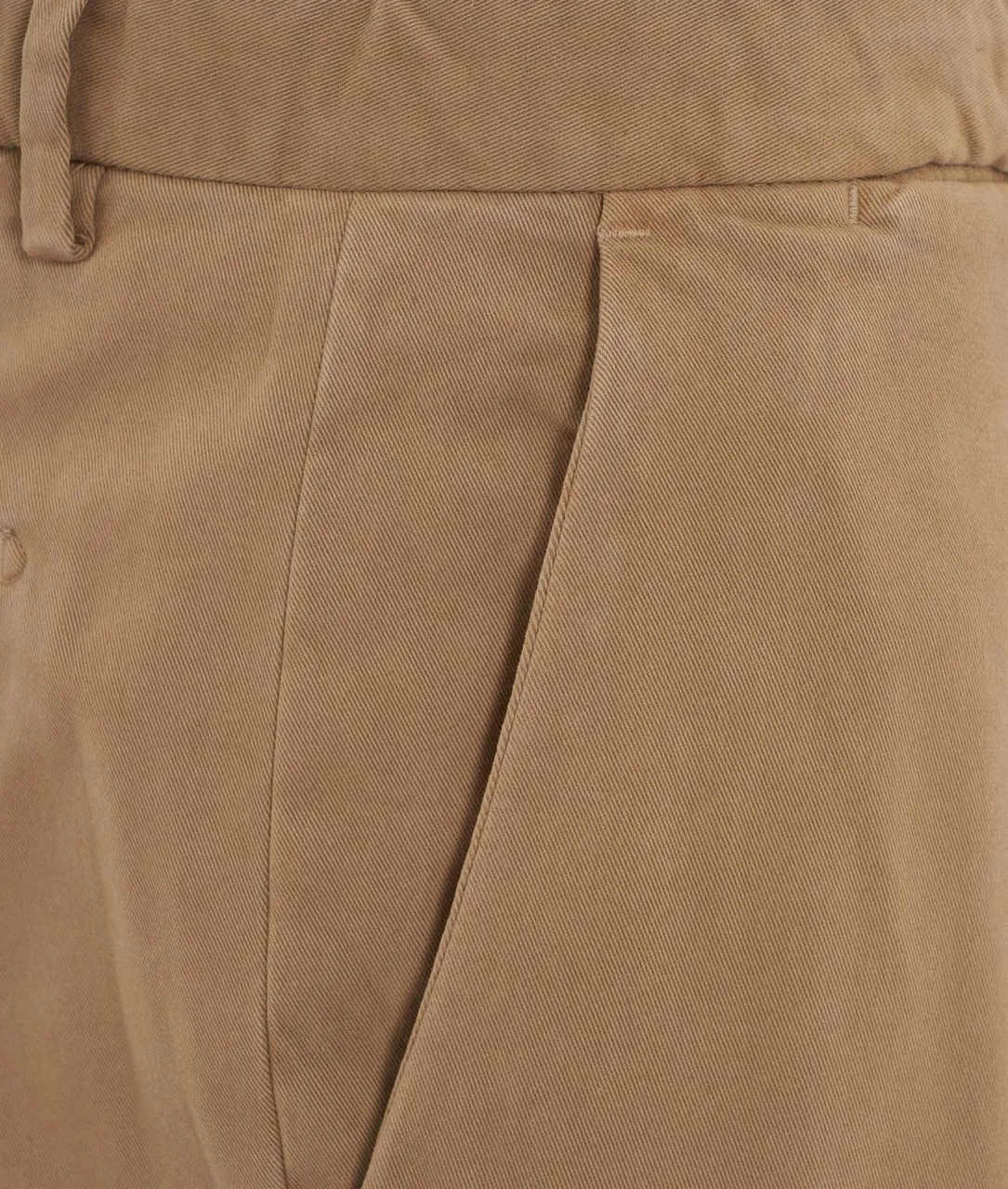 Chino con orlo ribaltato Cammello Cammello