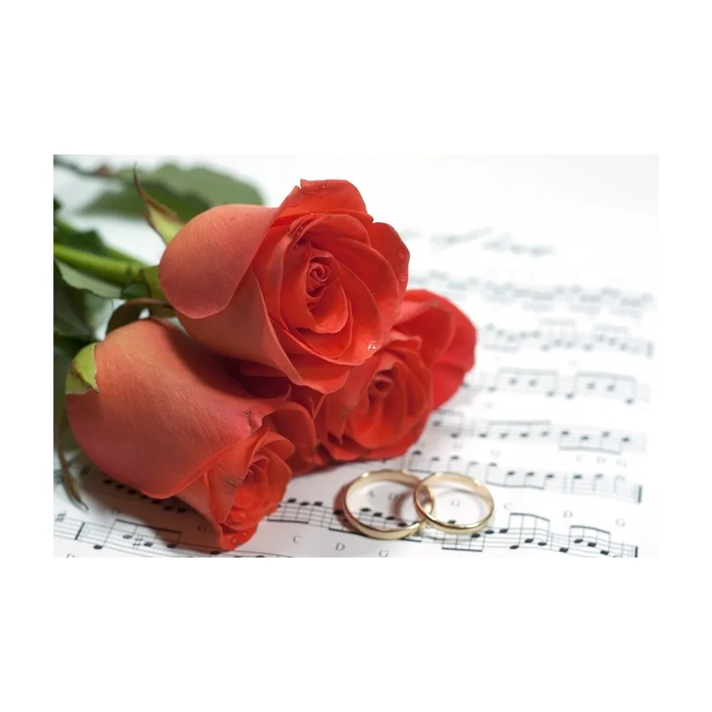 Cialda In Ostia Rose Rosse Decorazioni Per Torta Dischi Commestibile