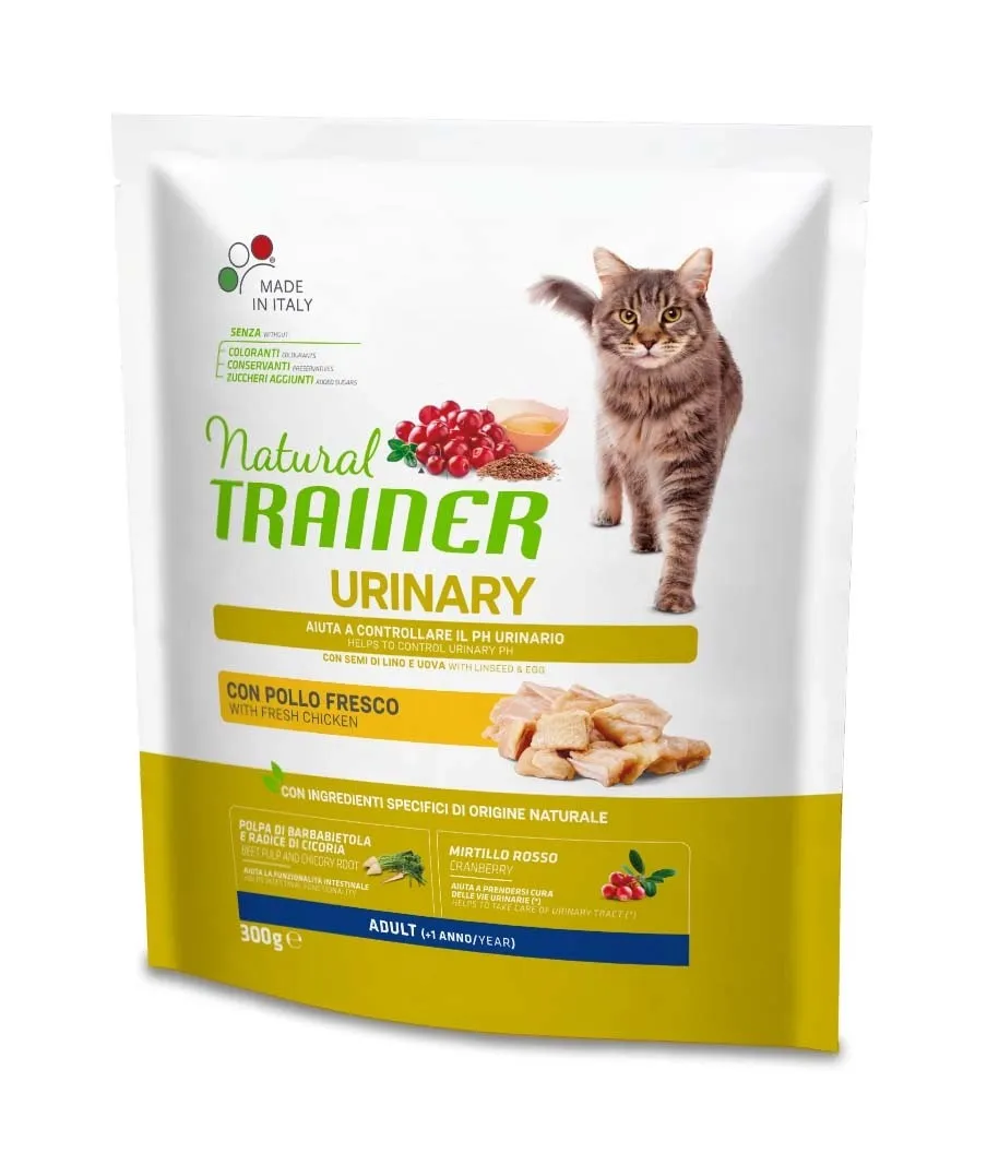 Cibo secco per gatti Natural Trainer cat urinary pollo 0,3 kg