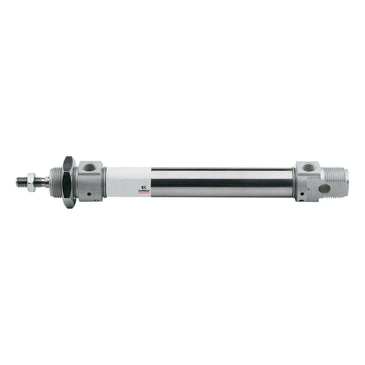 Cilindro pneumatico a stelo Camozzi 24 24N2A32A025, Doppio effetto, foro da 32mm, corsa 25mm