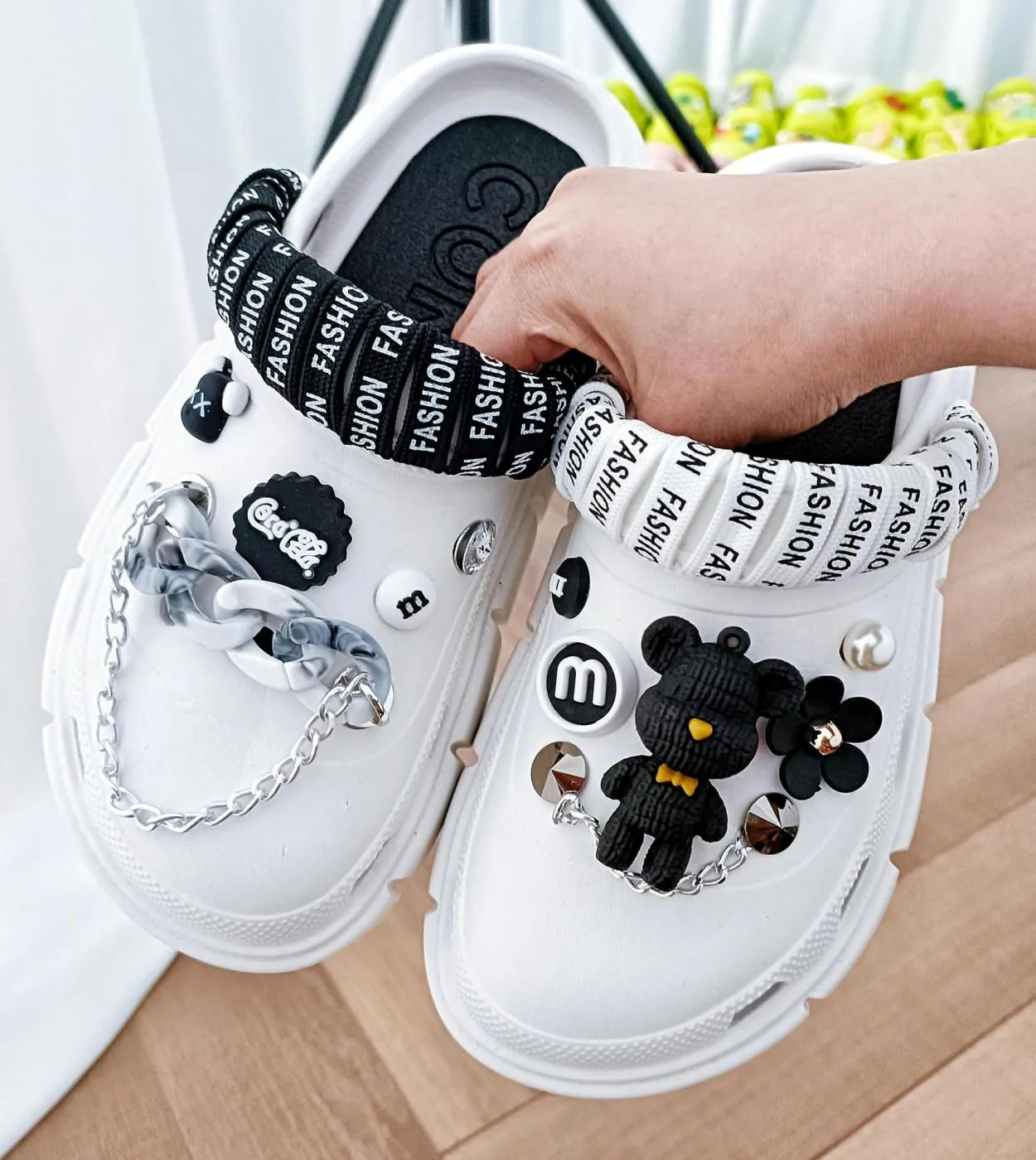 Ciondoli alla moda Zoccoli Scarpe da donna allaperto Pantofole da strada Suola spessa Sandali con plateau estivi di alta qualit