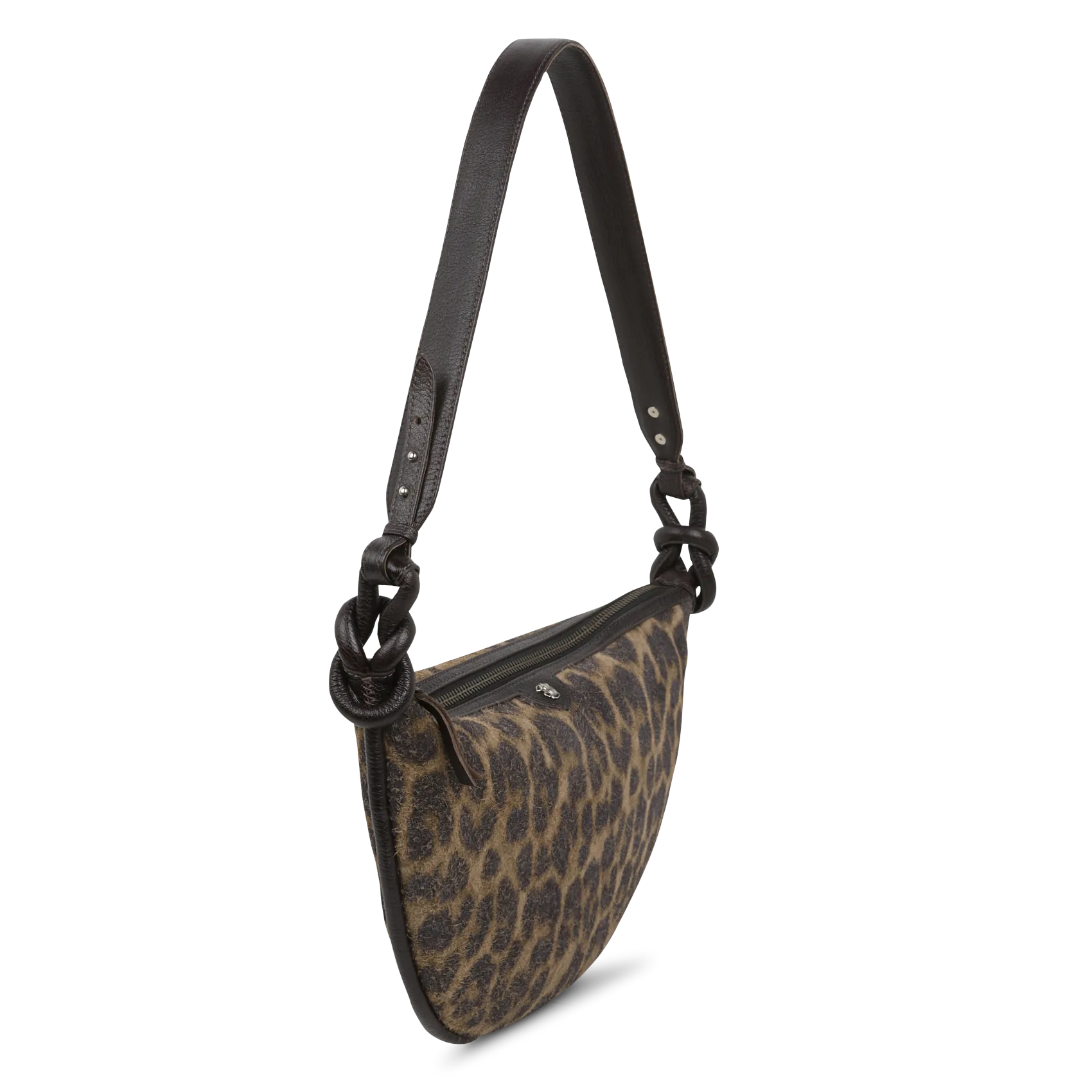  CLARIS VIROT   CHRIS - Borsa a spalla in pelle | Marrone