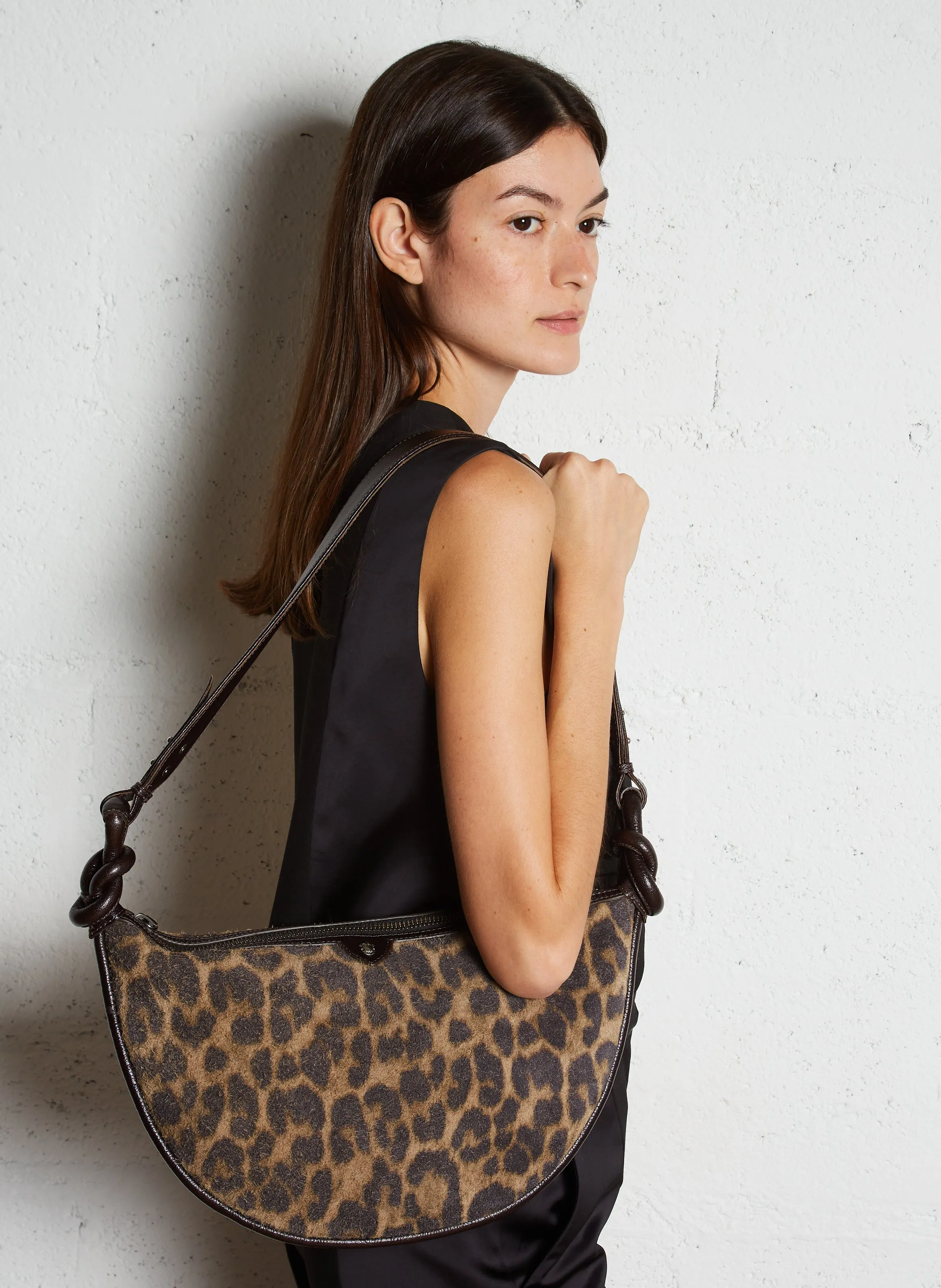 CLARIS VIROT   CHRIS - Borsa a spalla in pelle | Marrone