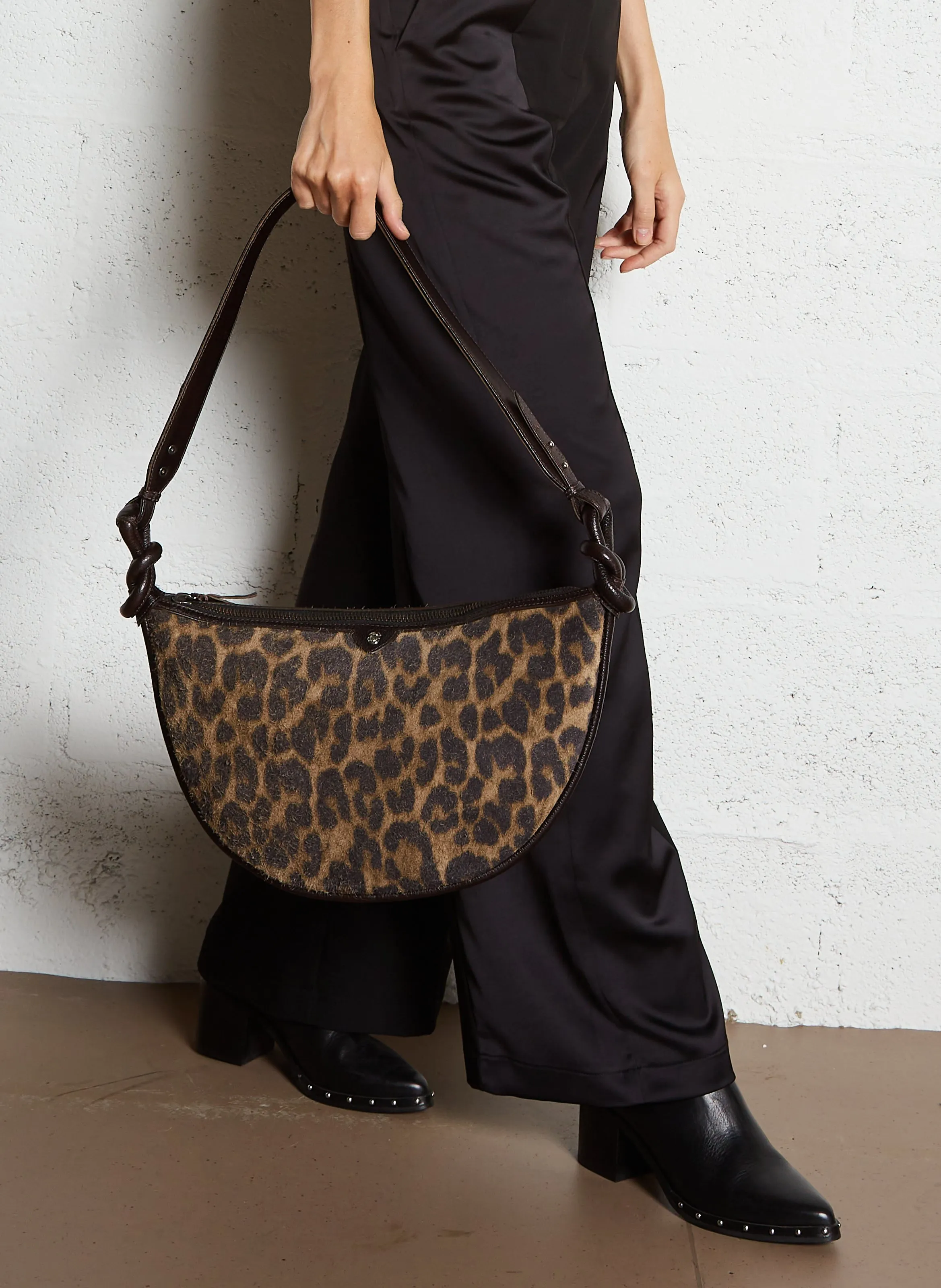  CLARIS VIROT   CHRIS - Borsa a spalla in pelle | Marrone