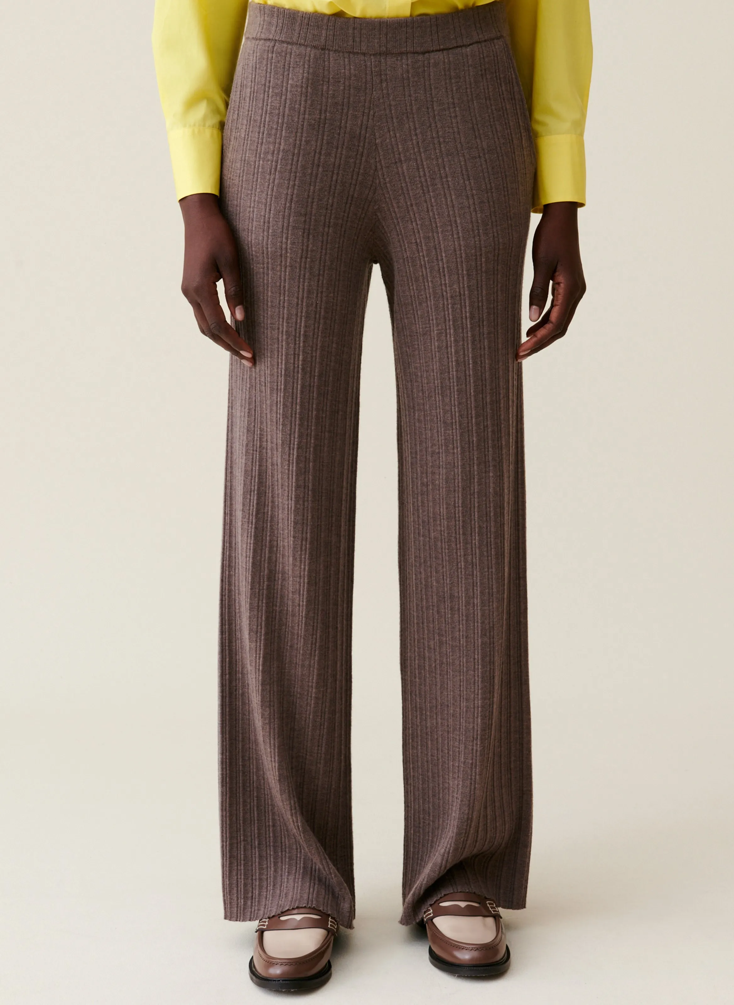  CLAUDIE PIERLOT   Pantaloni in lana | Marrone