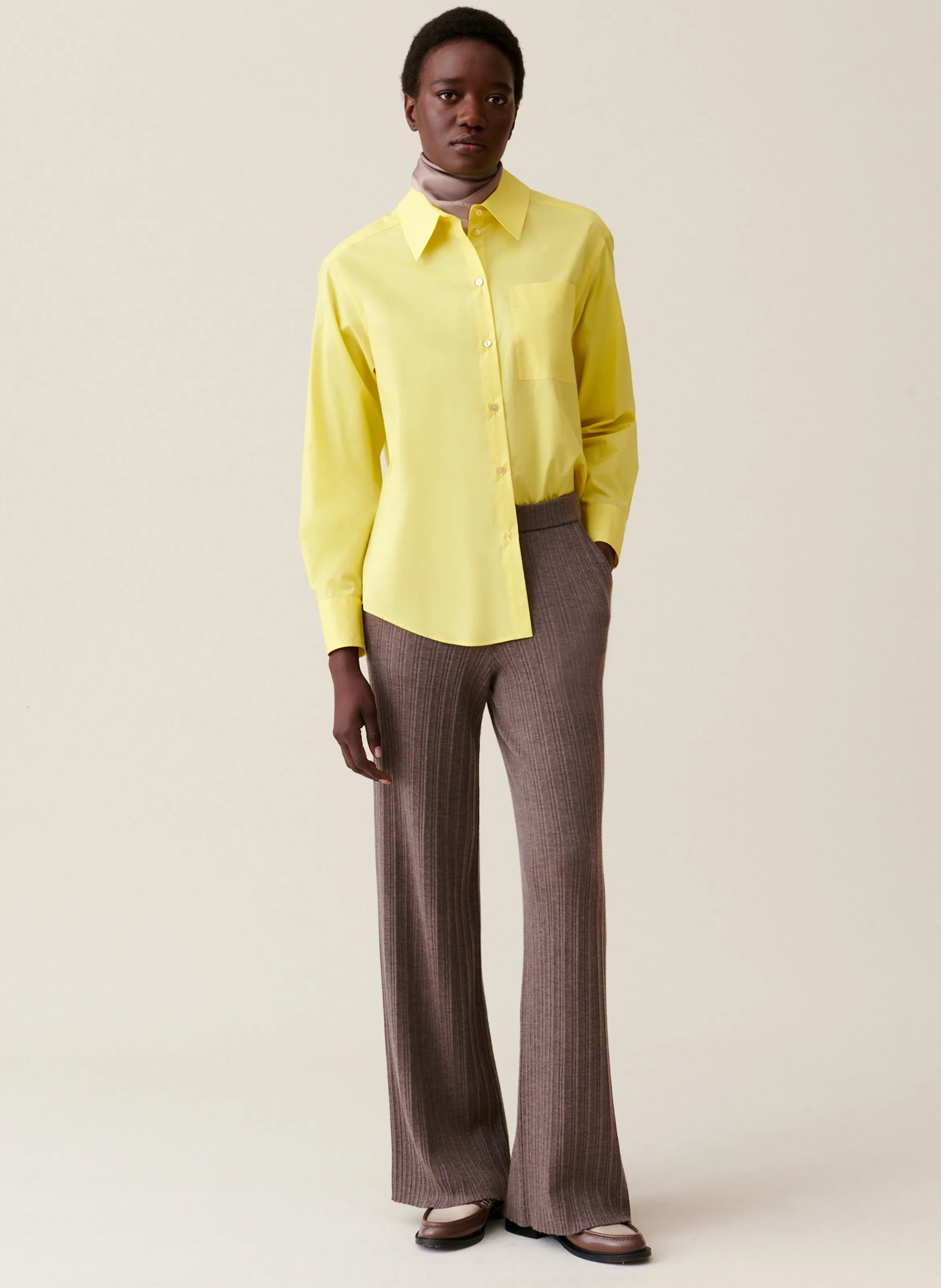  CLAUDIE PIERLOT   Pantaloni in lana | Marrone