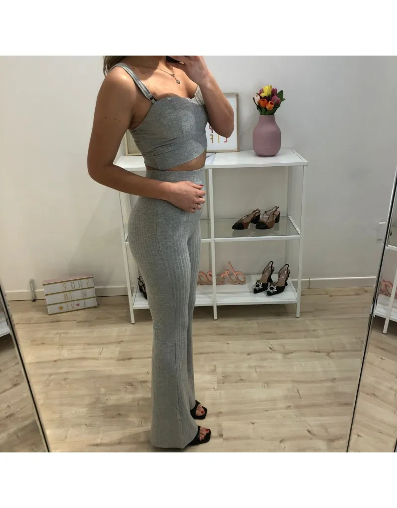 CO ORD SET SUMMER GRIGIO
