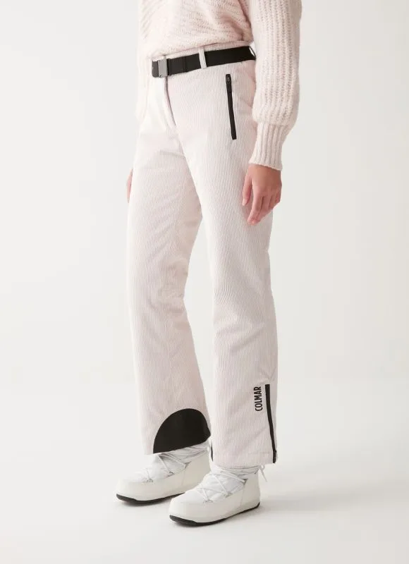 COLMAR 0460 CORDUROY Rosy Blossom pantalone sci donna in velluto a coste