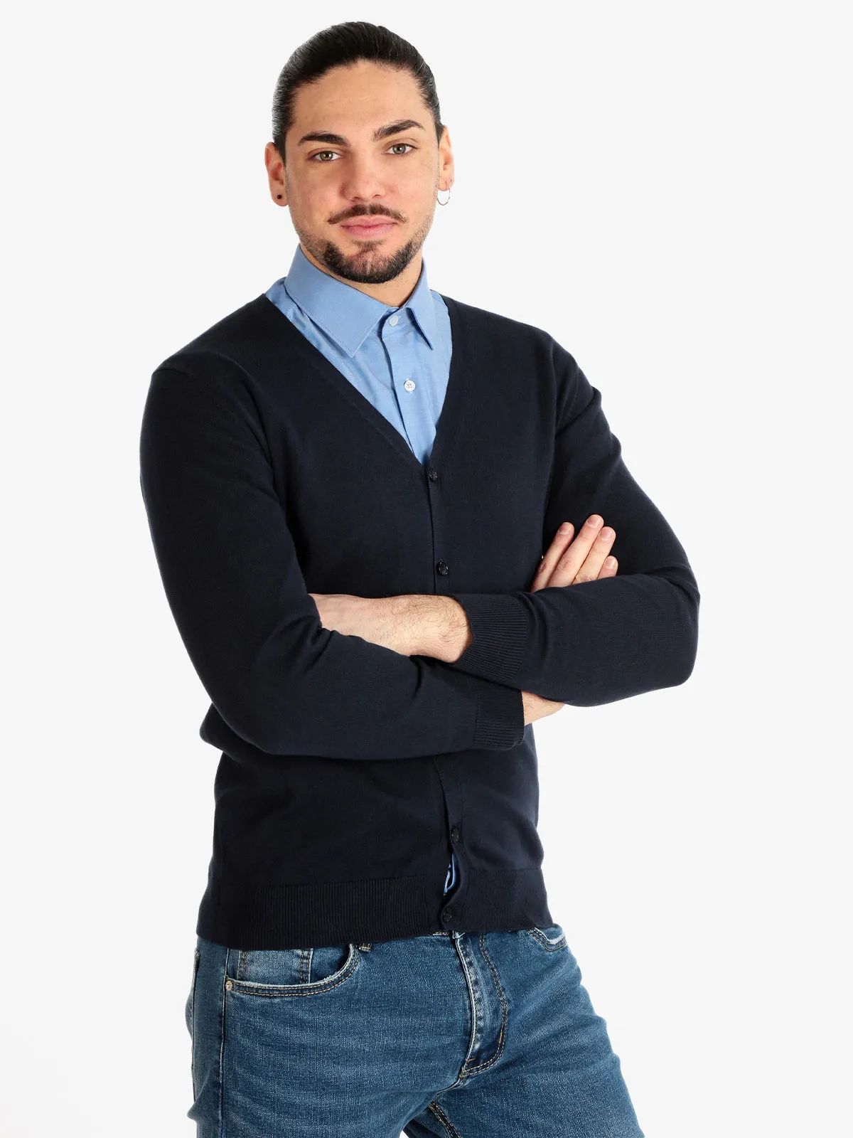Coveri Collection Gilet homme à boutons