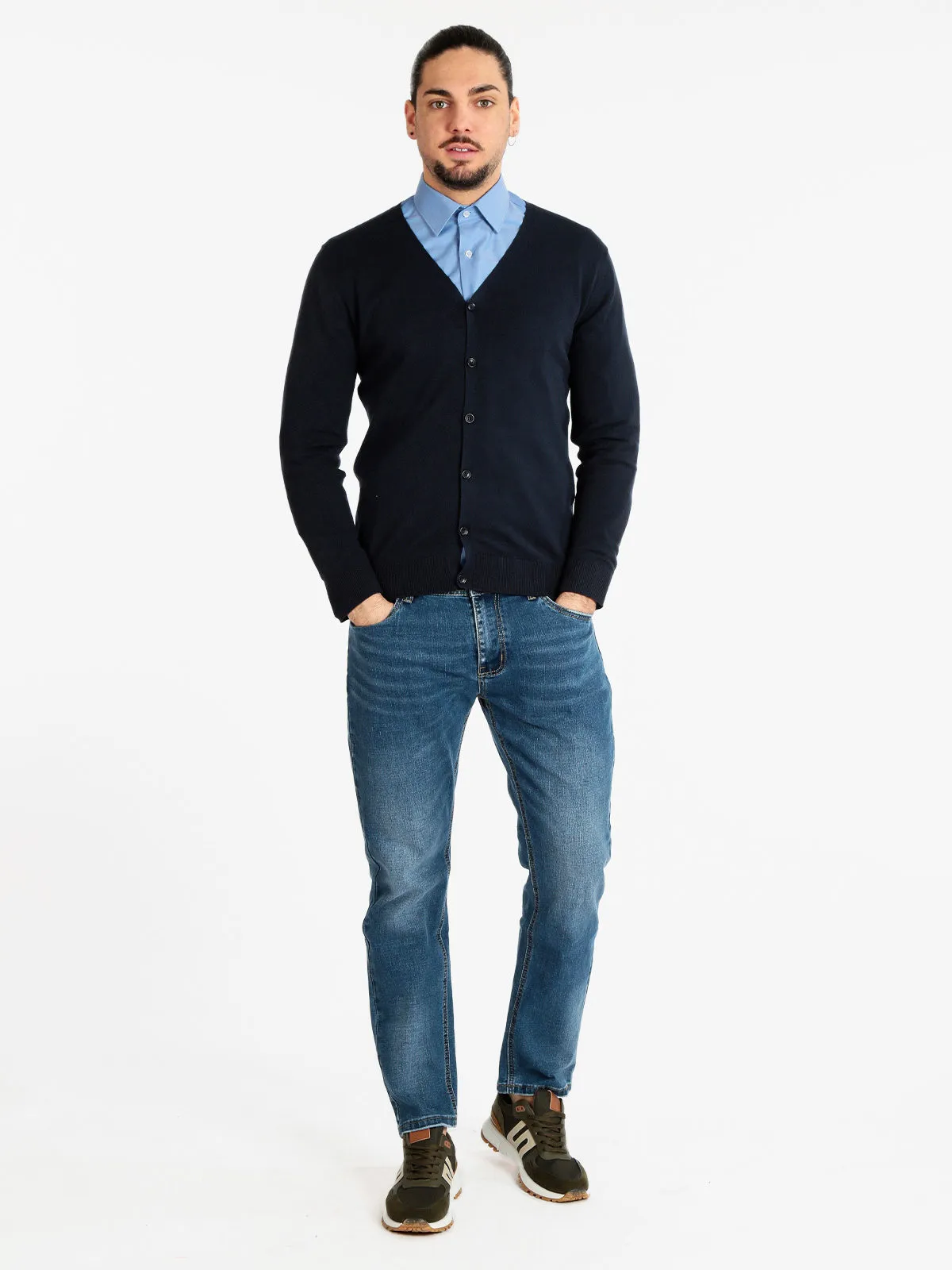 Coveri Collection Gilet homme à boutons