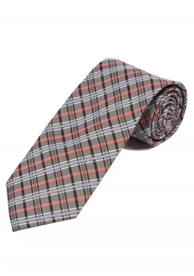 Cravatta linea elegante check night nero multicolore