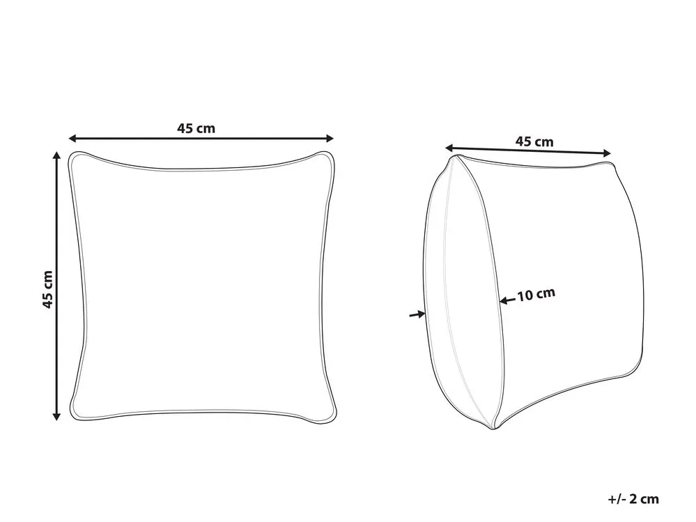 Cuscino decorativo LAMINARIA Velluto 45 x 45 cm Corallo Trama animale