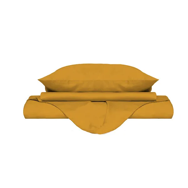 DATEX Parure copripiumino linea Elegant matrimoniale, giallo
