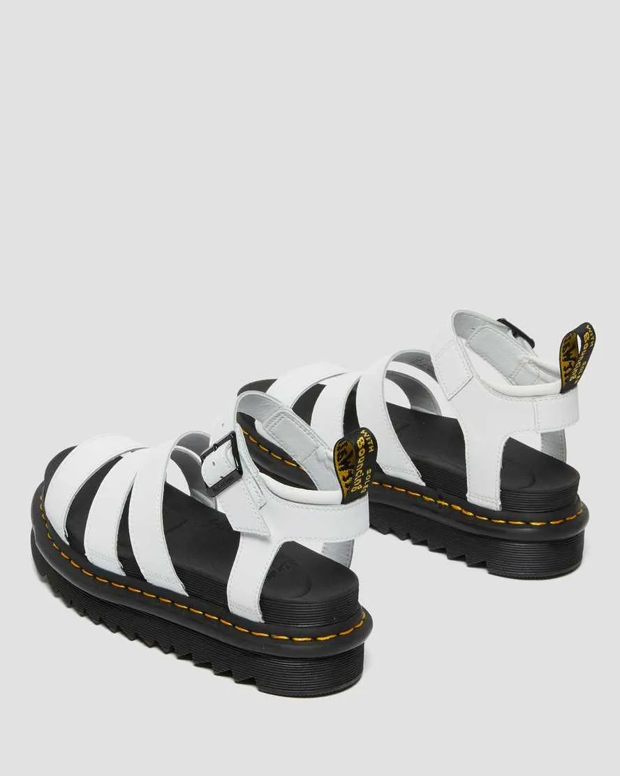 Dr.Martens  ---------    ------------Dr. martens scarpe sandalo blaire quad white hydro leather bianco