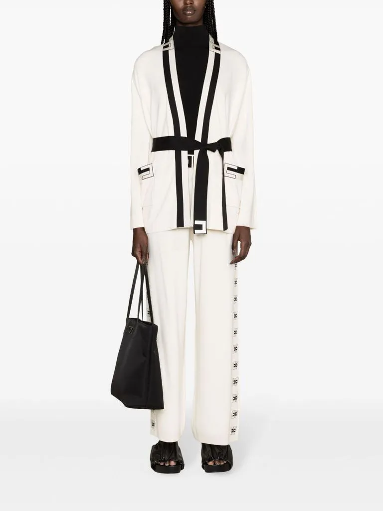 elisabetta franchi Cardigan con cintura