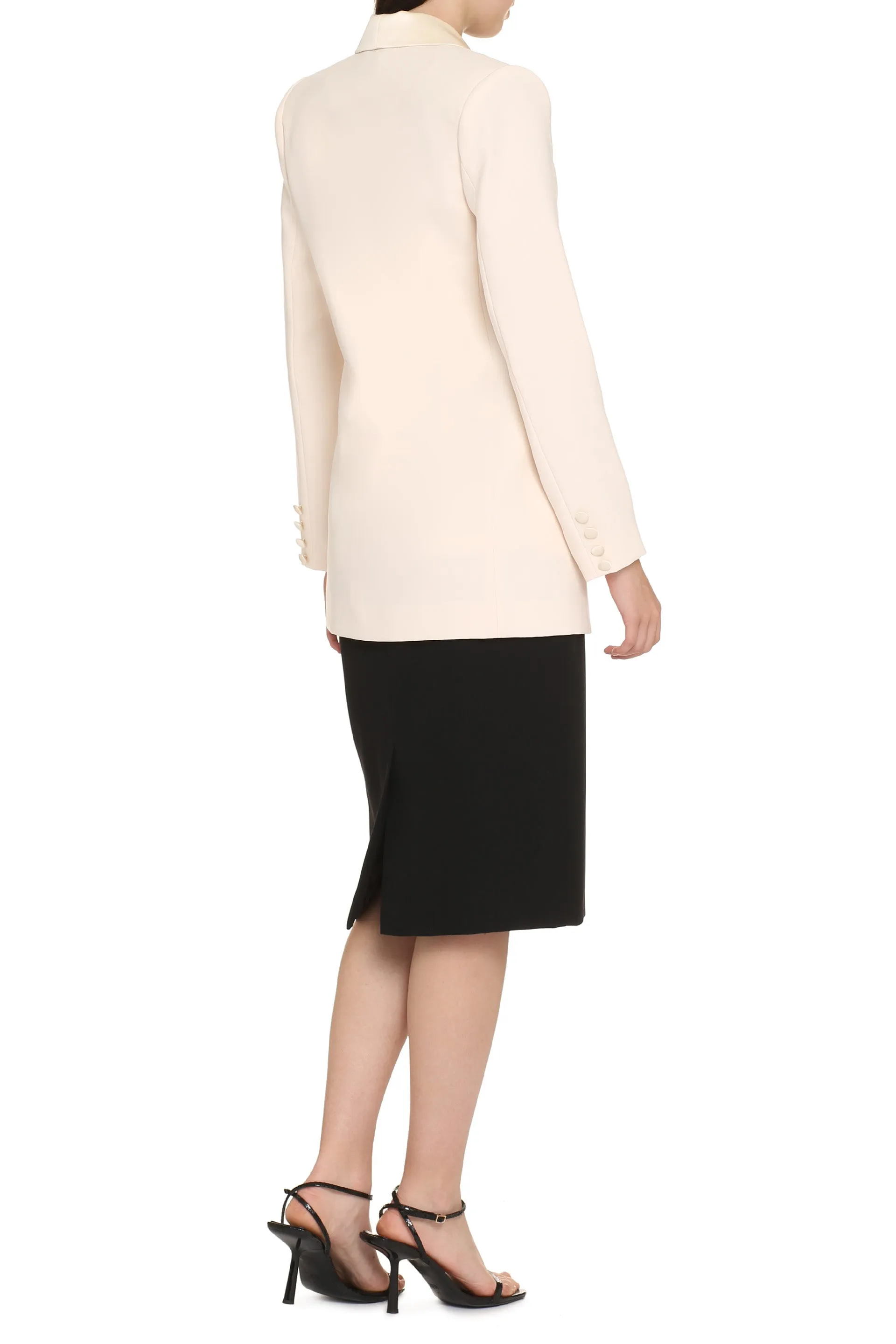 Elisabetta Franchi Giacca in crêpe de chine