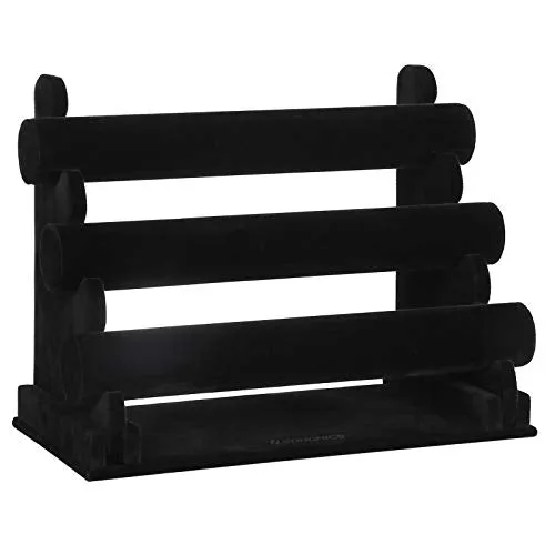 Espositore Portagioie in Velluto Nero