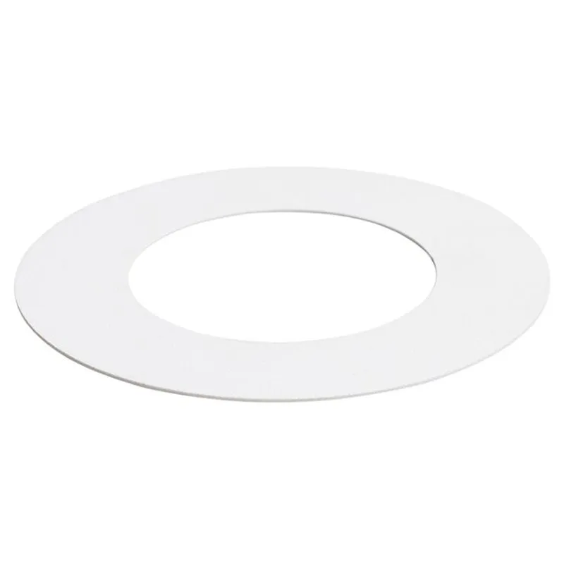 Faretto da incasso tondo bianco inclinabile con anello distanziatore - Edu