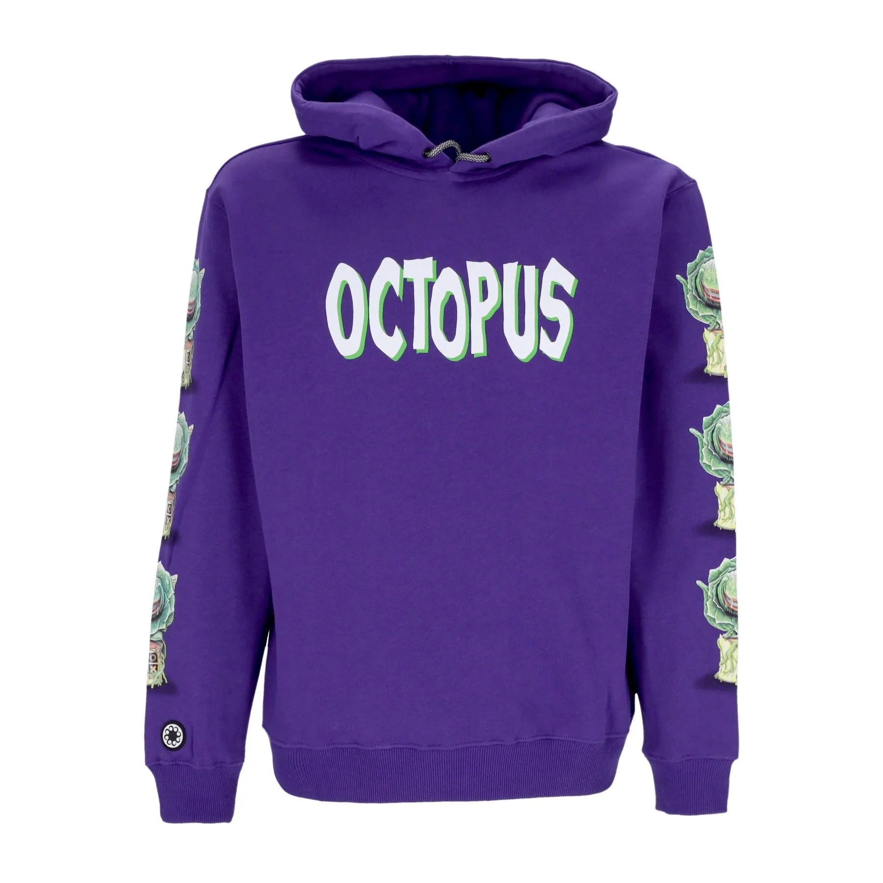 Felpa Cappuccio Uomo Feed Me Hoodie Purple