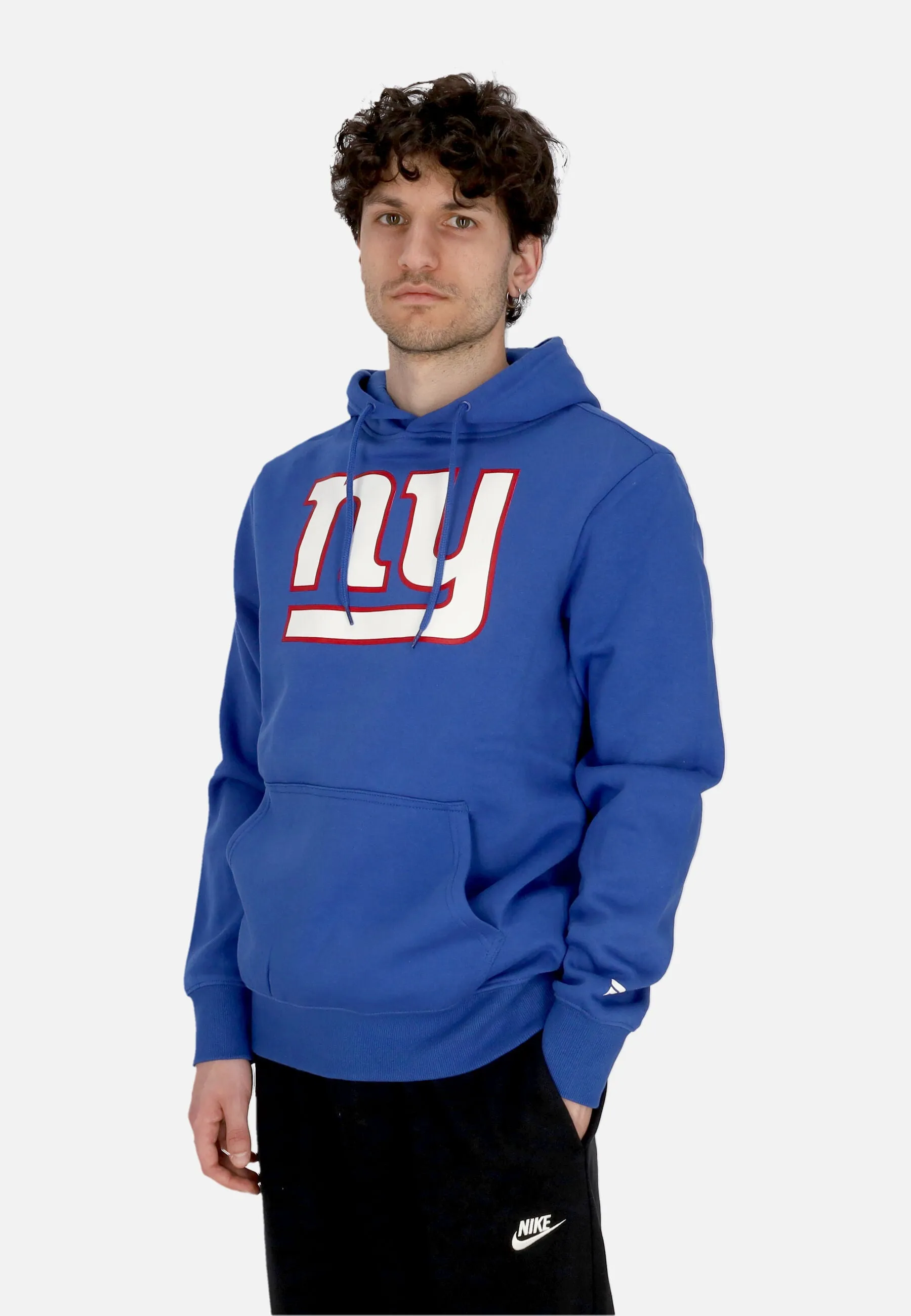 Felpa Cappuccio Uomo Nfl Primary Logo Graphic Hoodie Neygia Blue Chip