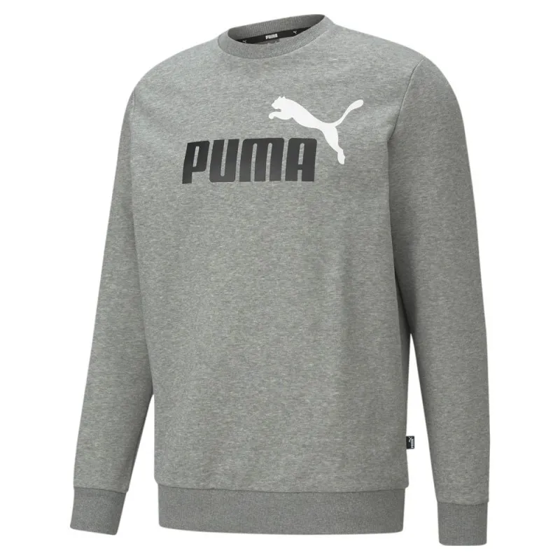 Felpa Girocollo Puma Essential+2 Col Big Logo Uomo