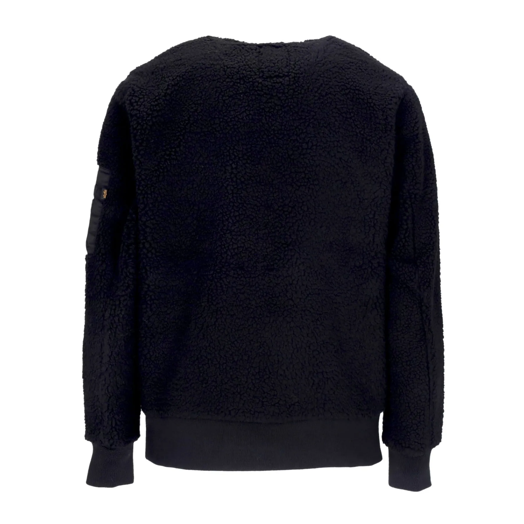 Felpa Girocollo Uomo Teddy Sweater Black