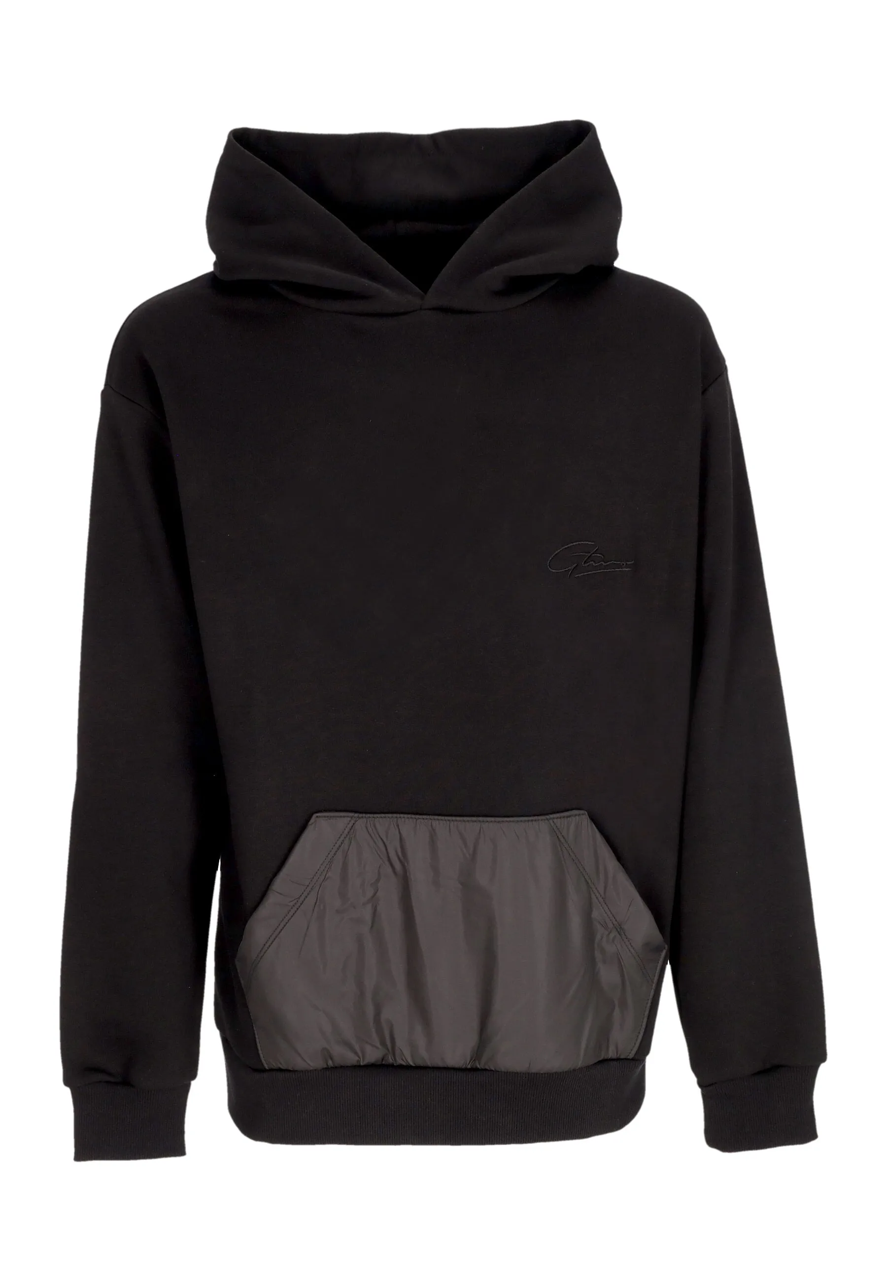 Felpa Leggera Cappuccio Uomo Hoodie Black