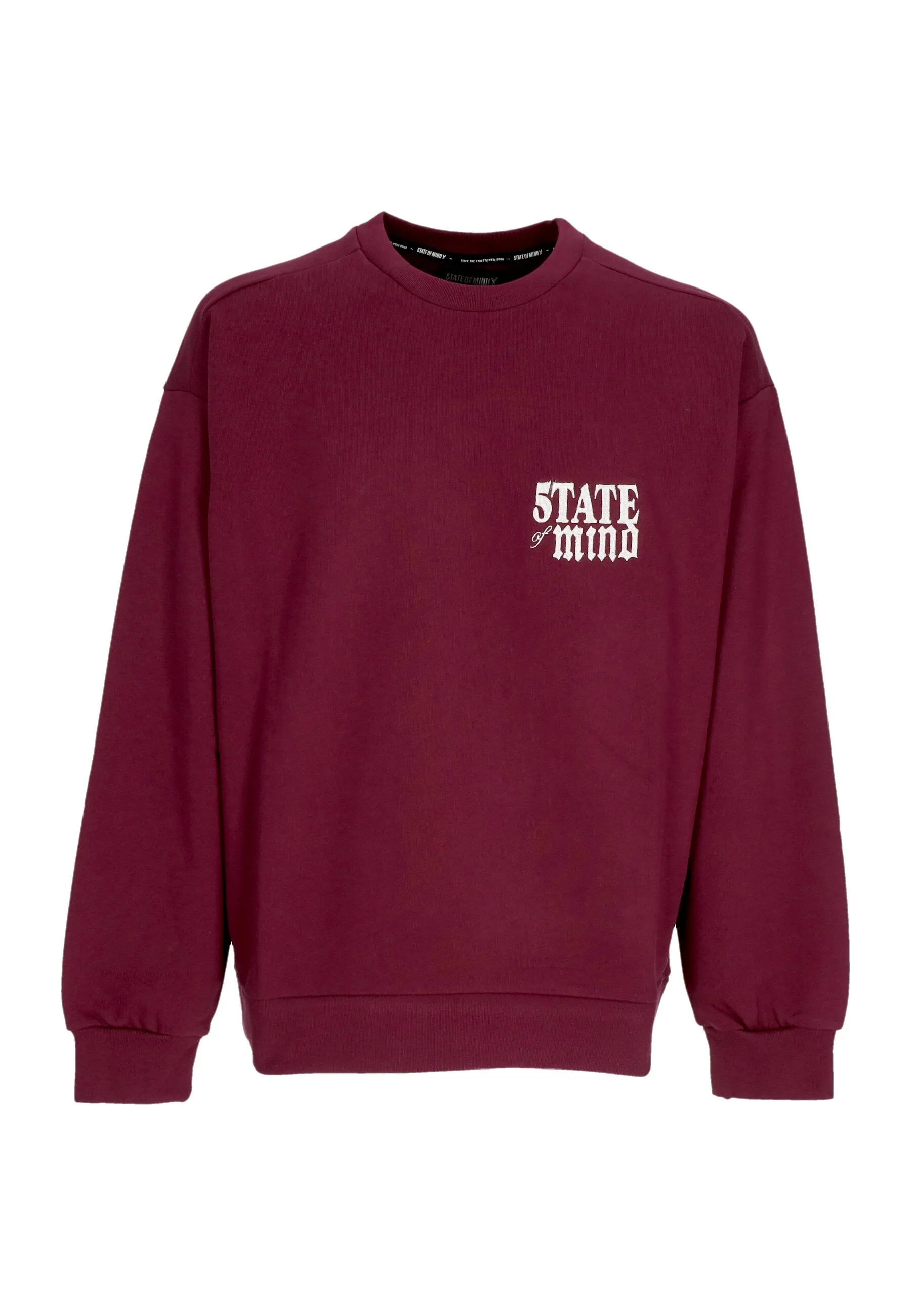 Felpa Leggera Girocollo Uomo So Fresh So Clean Sweatshirt Plum