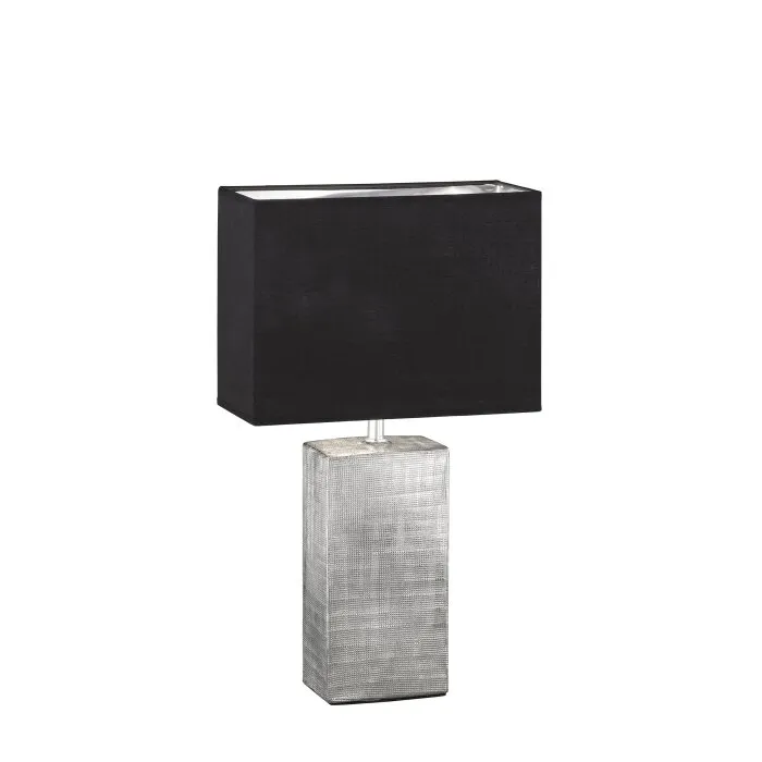 Fischer-Honsel Candes Lampada da tavolo Argento, 1-Luce