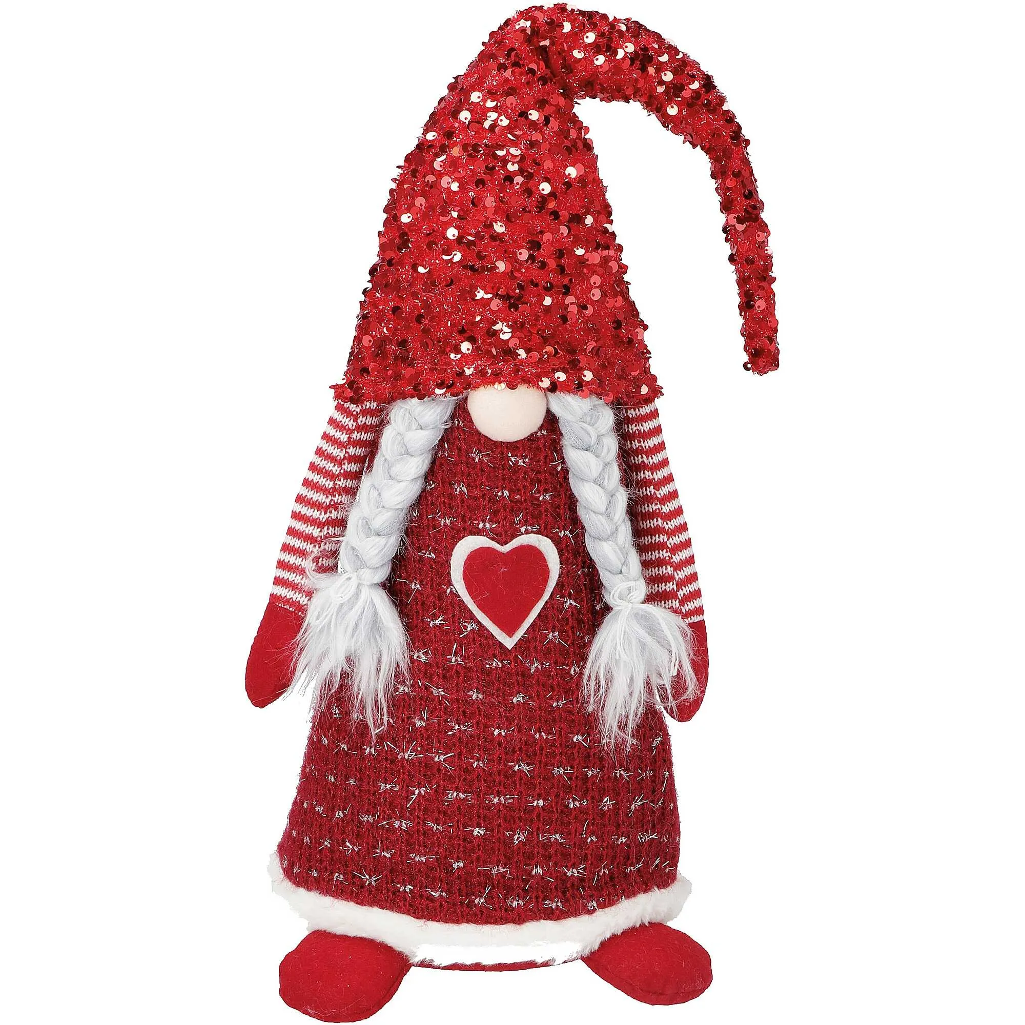 Folletto Natalizio AD TREND colore Bianco, Rosso