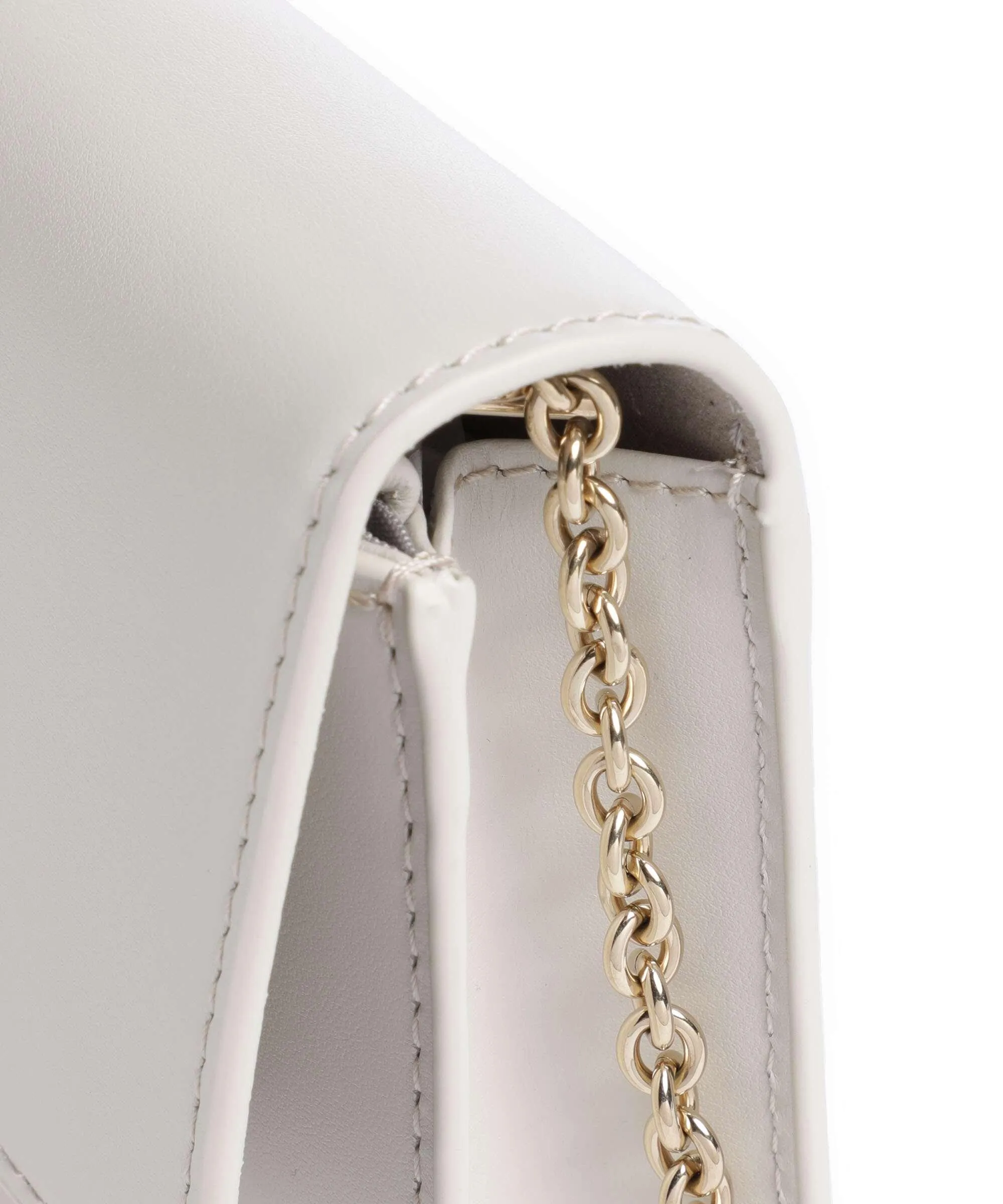 Furla Diamante Mini Borsa a tracolla pelle a grana fine avorio  