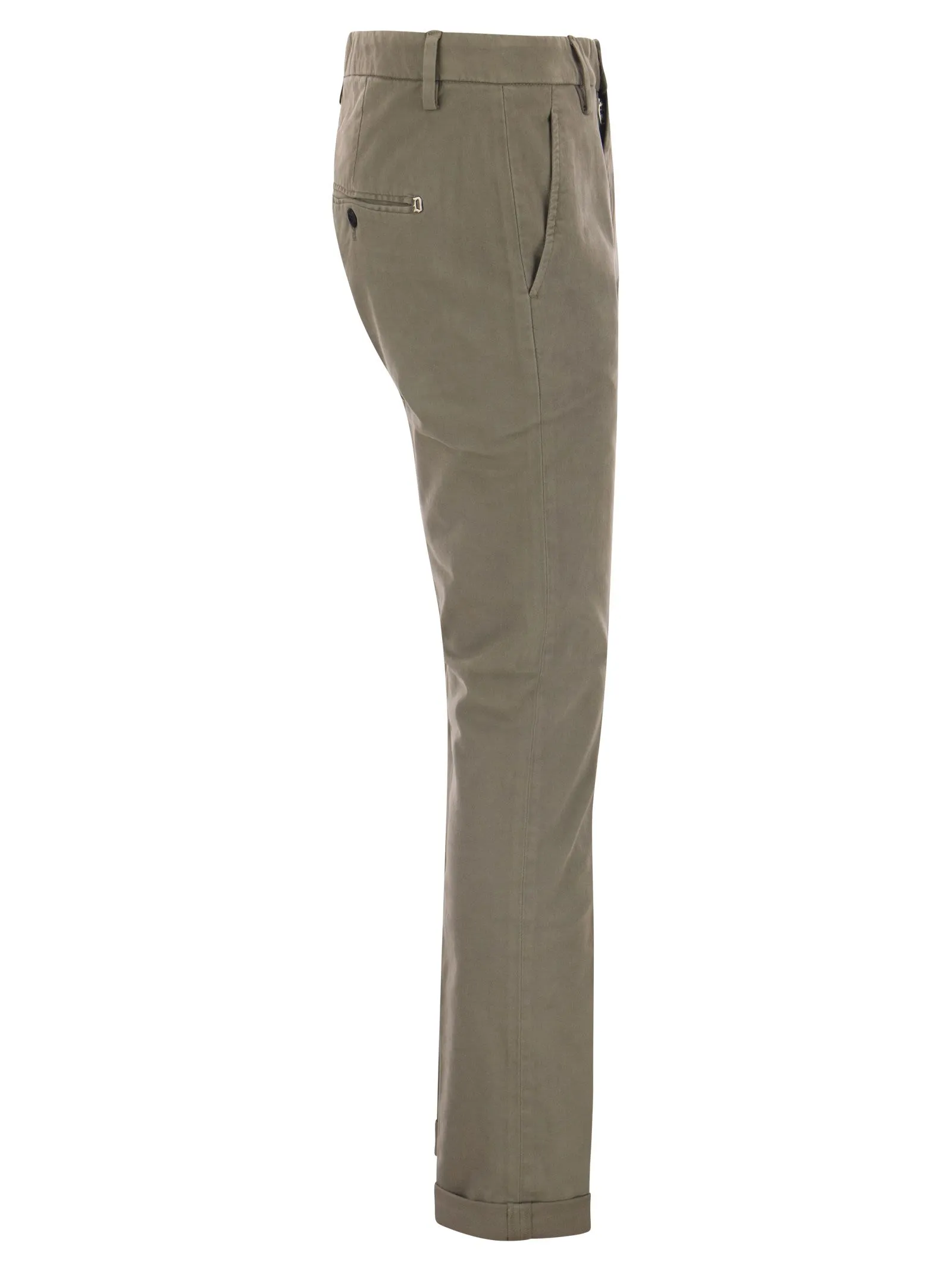 GAUBERT – Pantaloni slim-fit in gabardina