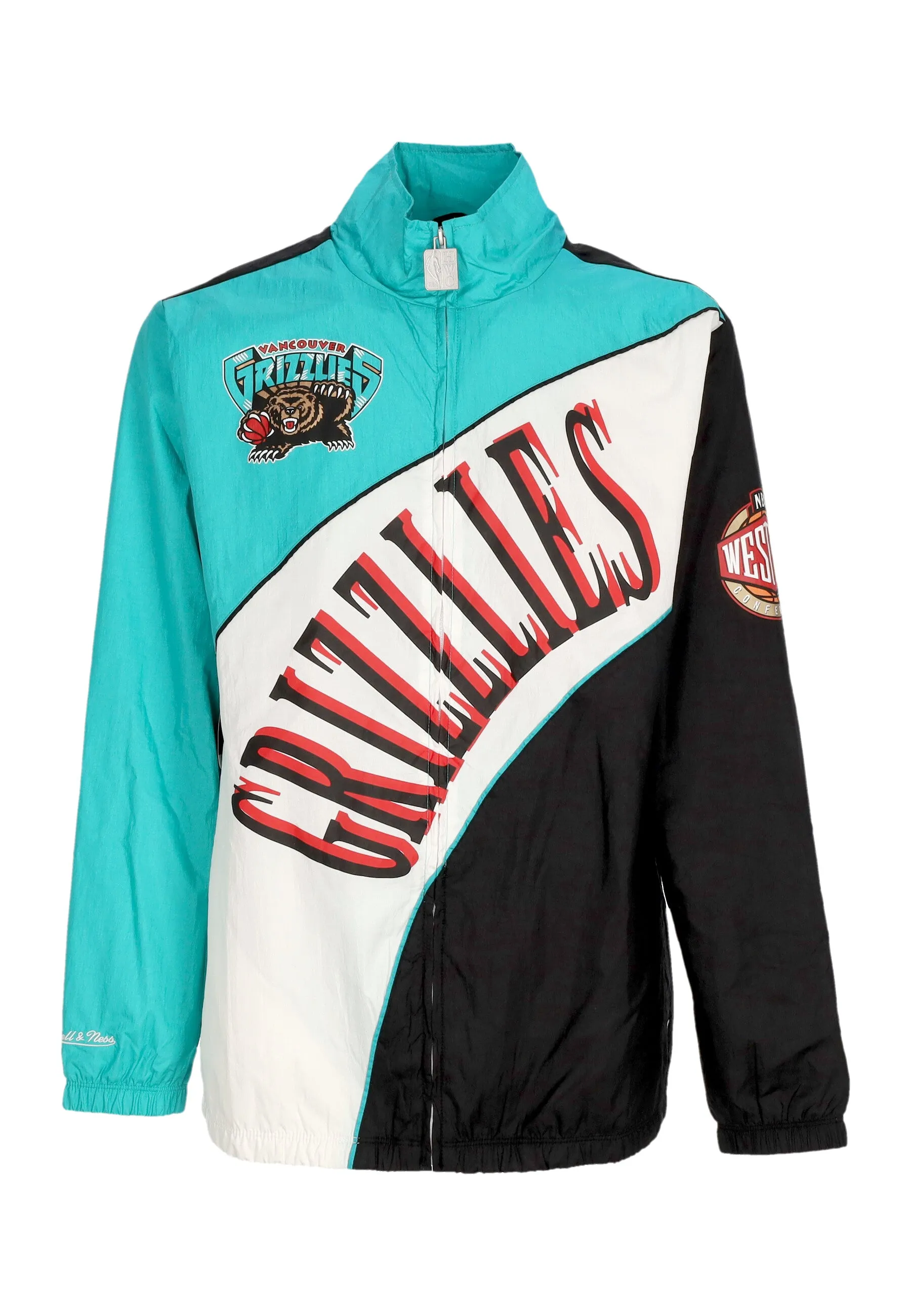 Giacca a Vento Uomo Nba Arched Retro Lined Windbreaker Vangri Multi/white
