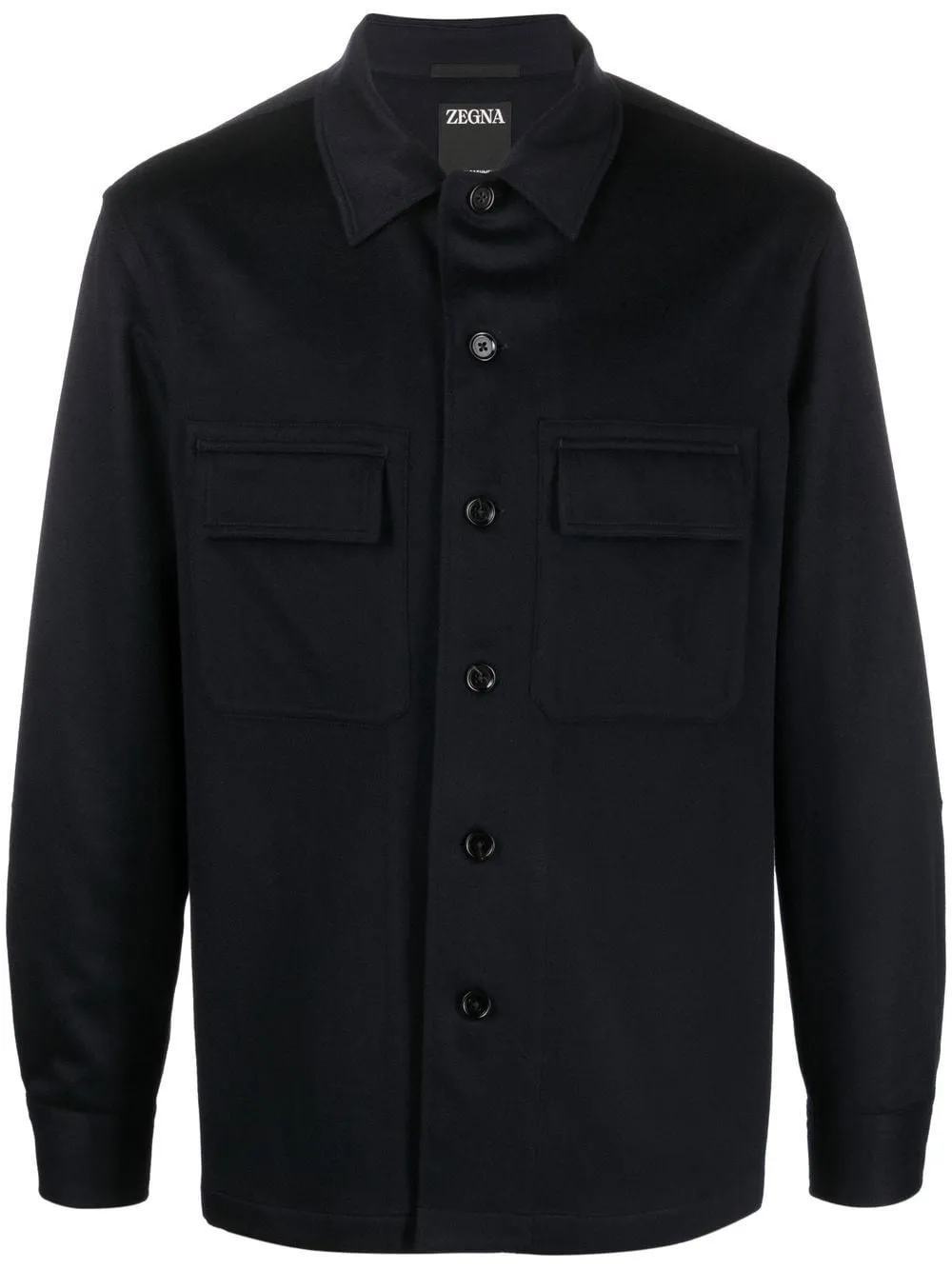 Giacca-camicia Alba in blu - uomo