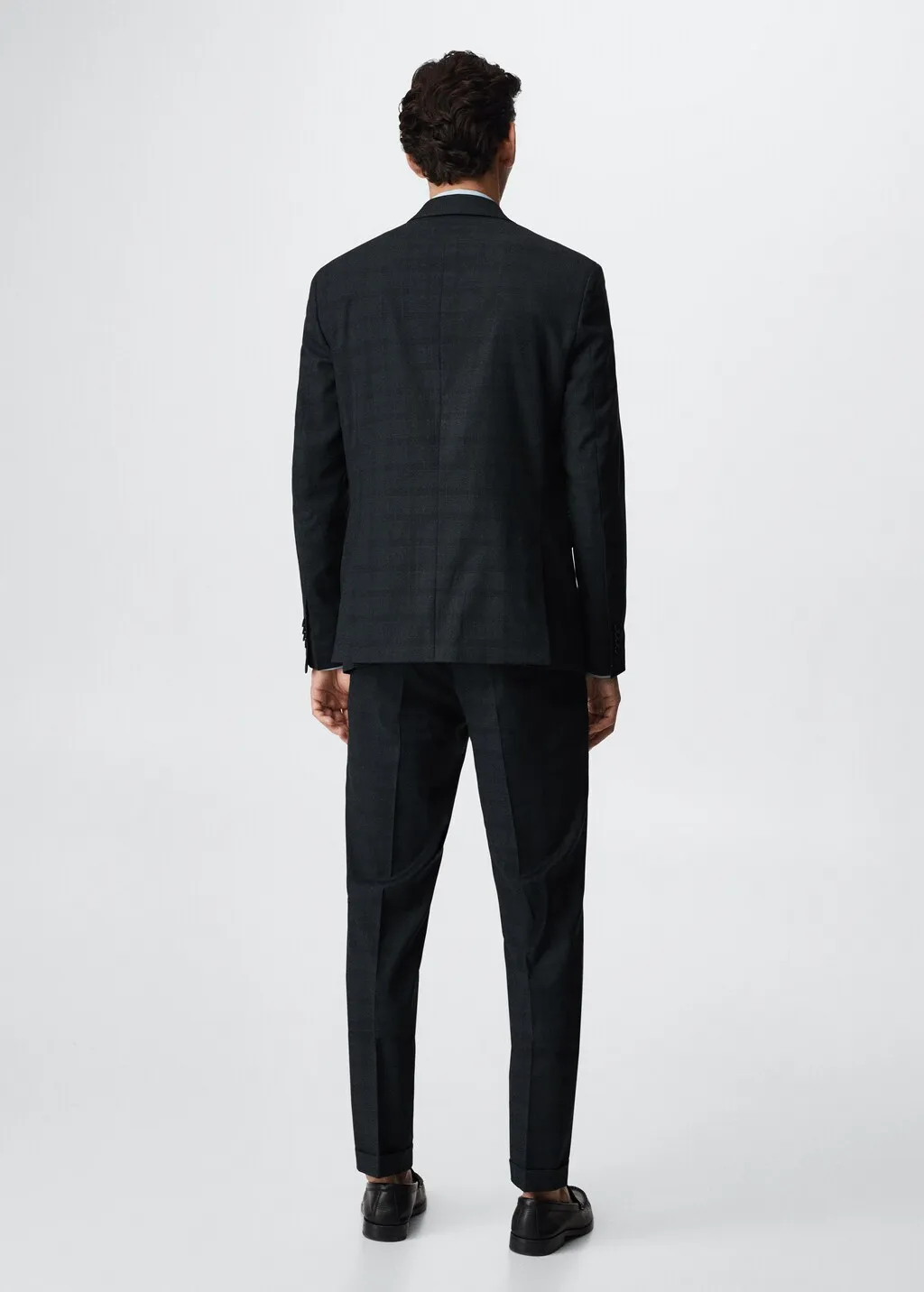 Giacca completo slim fit quadri