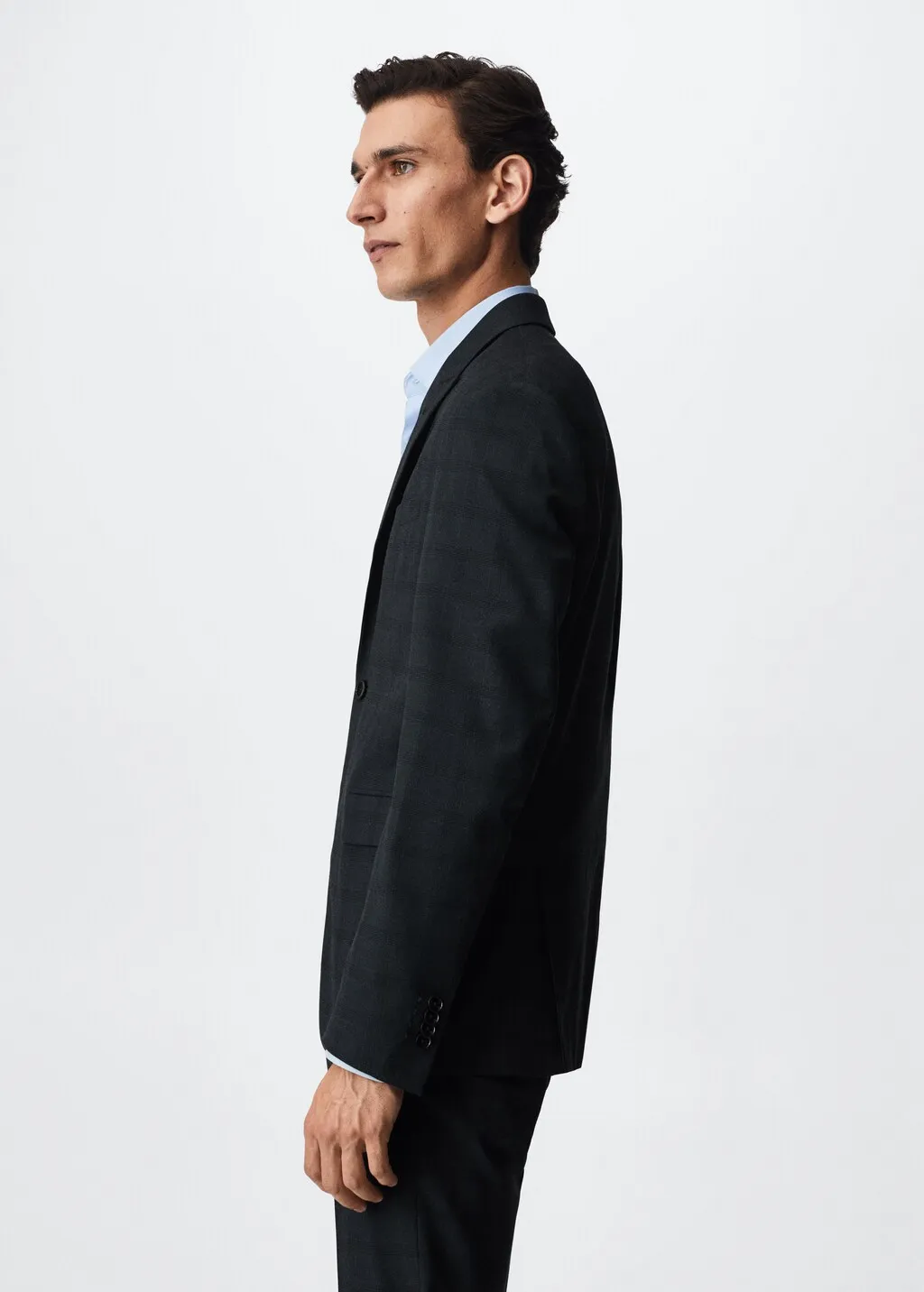 Giacca completo slim fit quadri