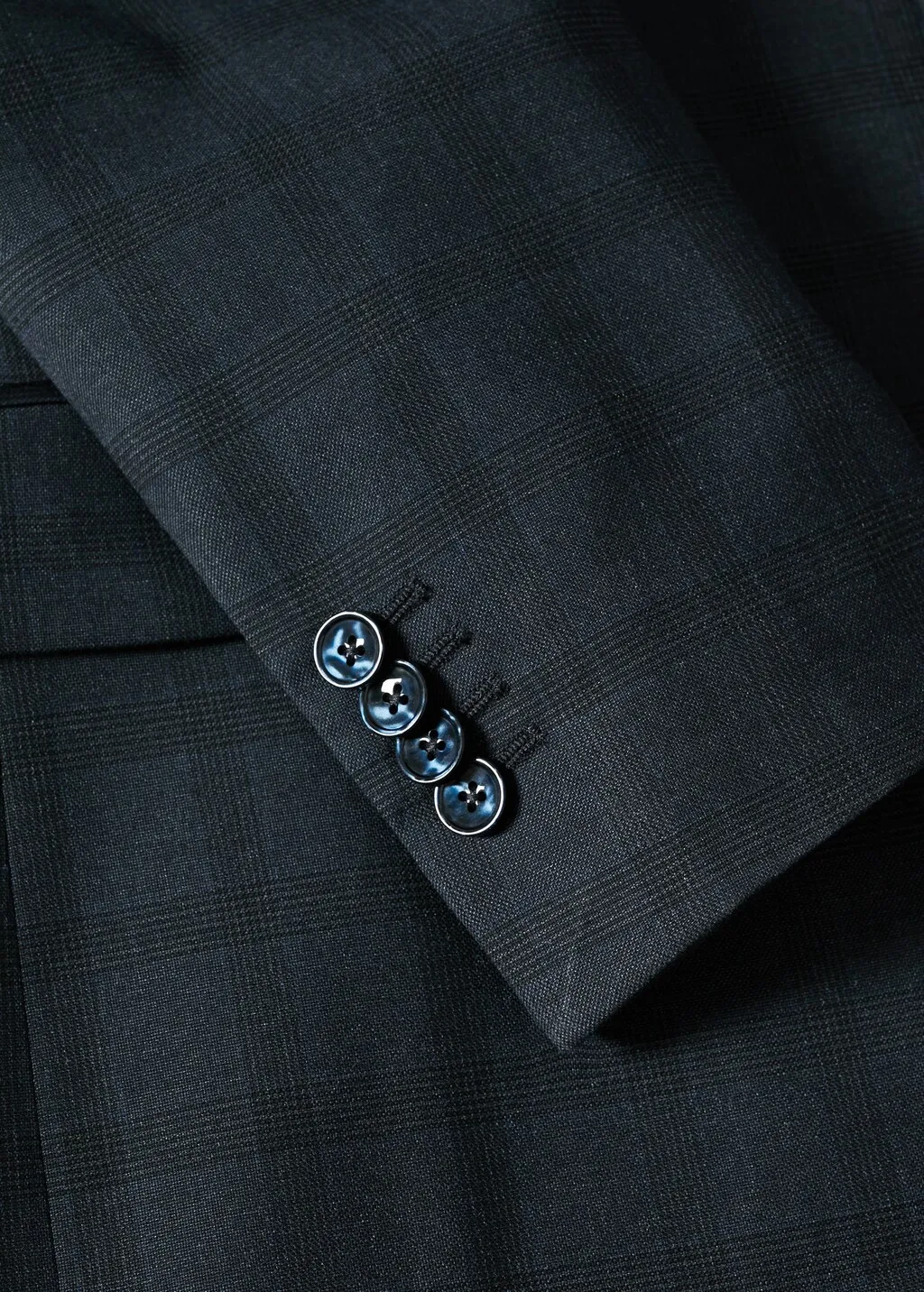 Giacca completo slim fit quadri