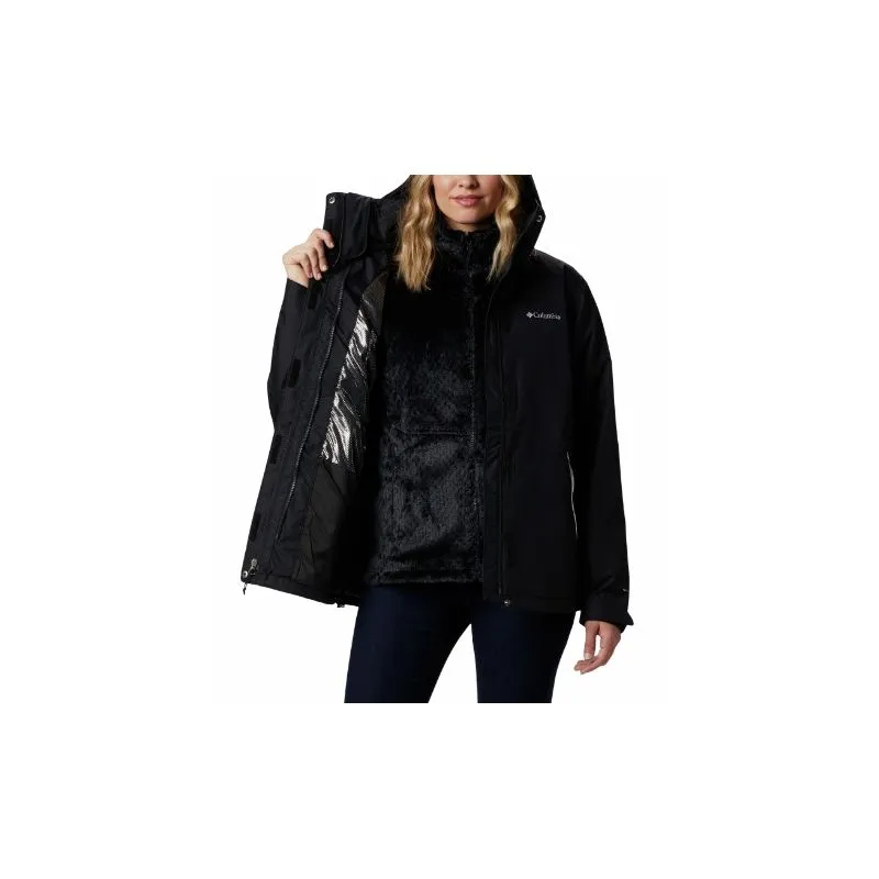 Giacca impermeabile 3 in 1 da donna Columbia Bugaboo II (nero)