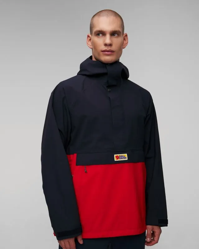Giacca impermeabile blu scuro da uomo Fjallraven Vardag Hydratic Anorak M