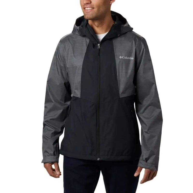 Giacca impermeabile Columbia Inner Limits II (nero, Graphite heather) Uomo