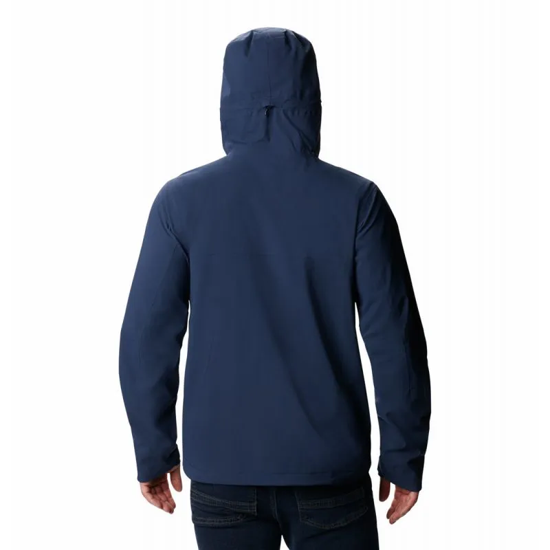 Giacca impermeabile Columbia Omni-tech Ampli-dry Sh (Collegiate Navy) Uomo