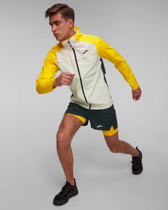Giacca impermeabile da corsa da uomo Brooks High Point Waterproof Jacket