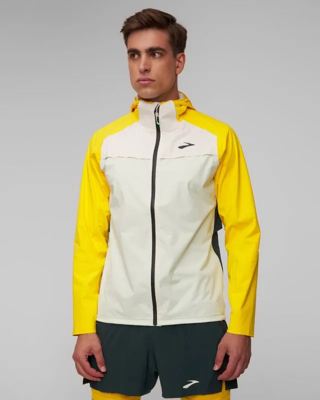 Giacca impermeabile da corsa da uomo Brooks High Point Waterproof Jacket