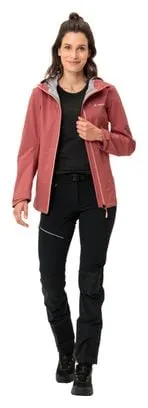 Giacca impermeabile da donna Vaude Croz 3L III Red