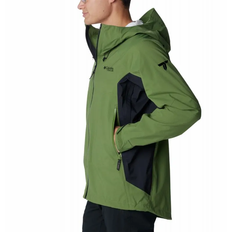 Giacca impermeabile da uomo Columbia Mazama Trail™ Shell (Canteen, Nero)